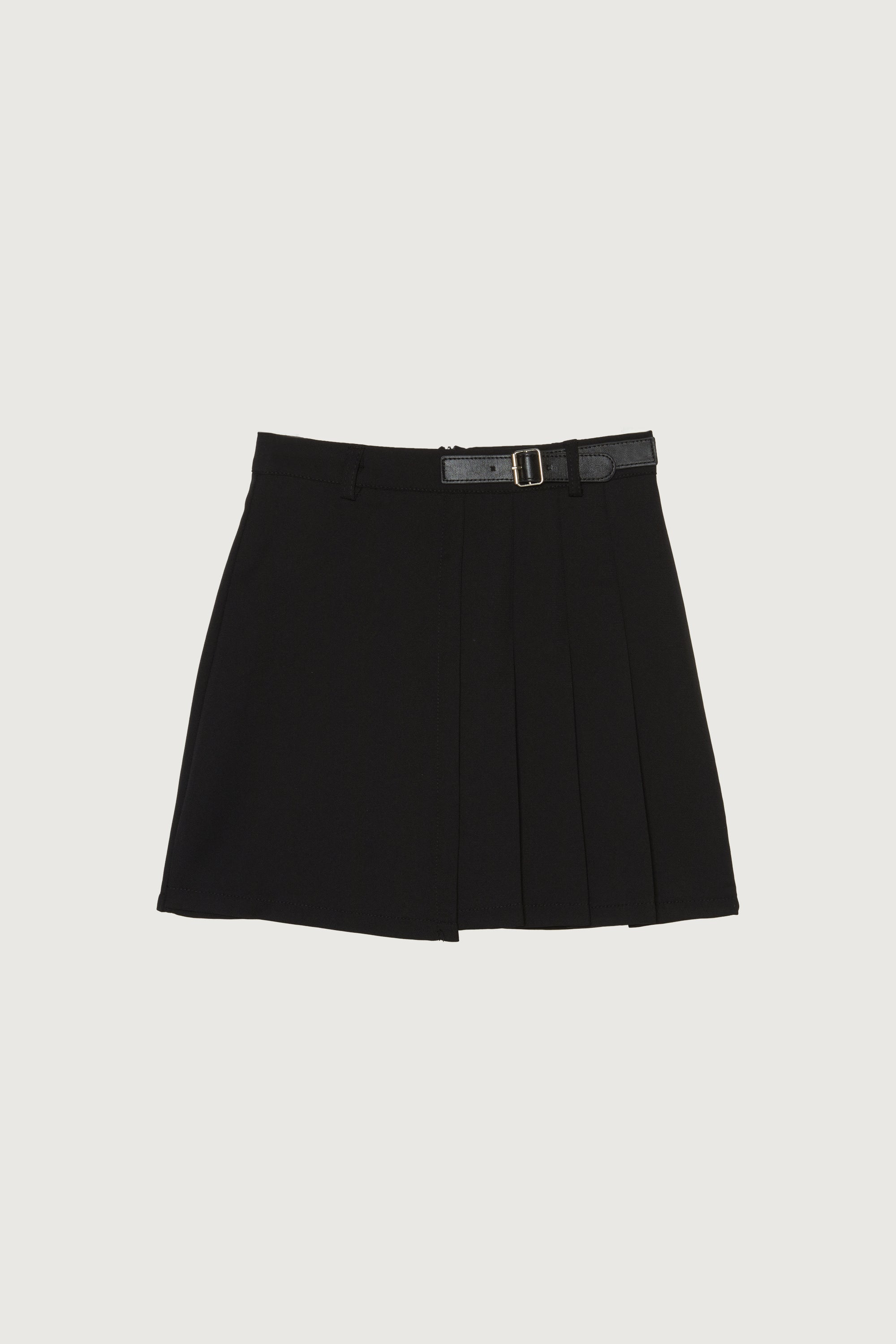 PLEATED MINI SKIRT WITH SIDE BELT Buy Cheap Official Site