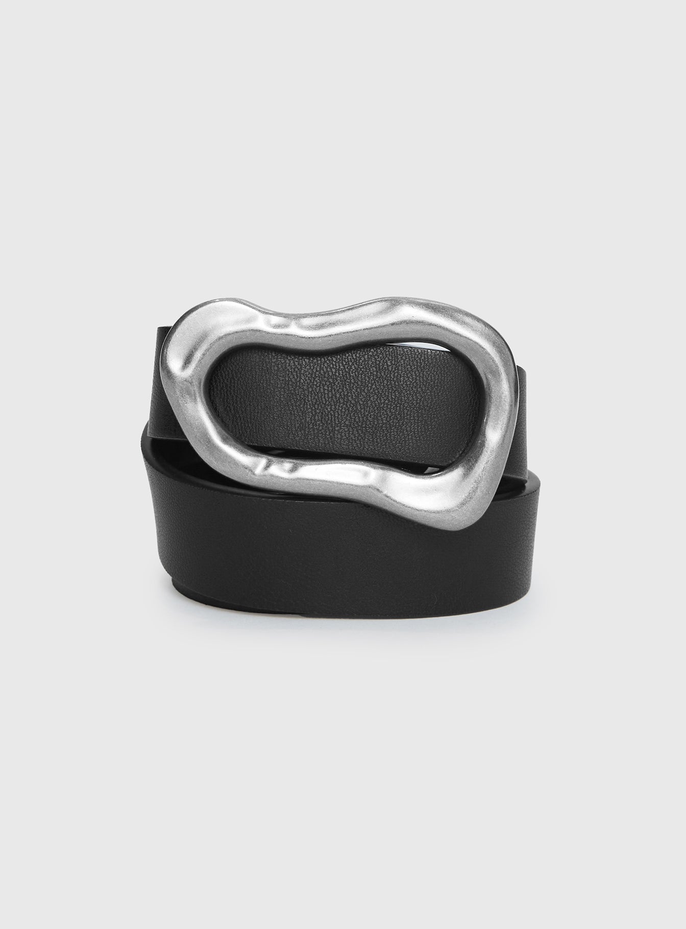 Leto Belt Black / Silver Clearance Best