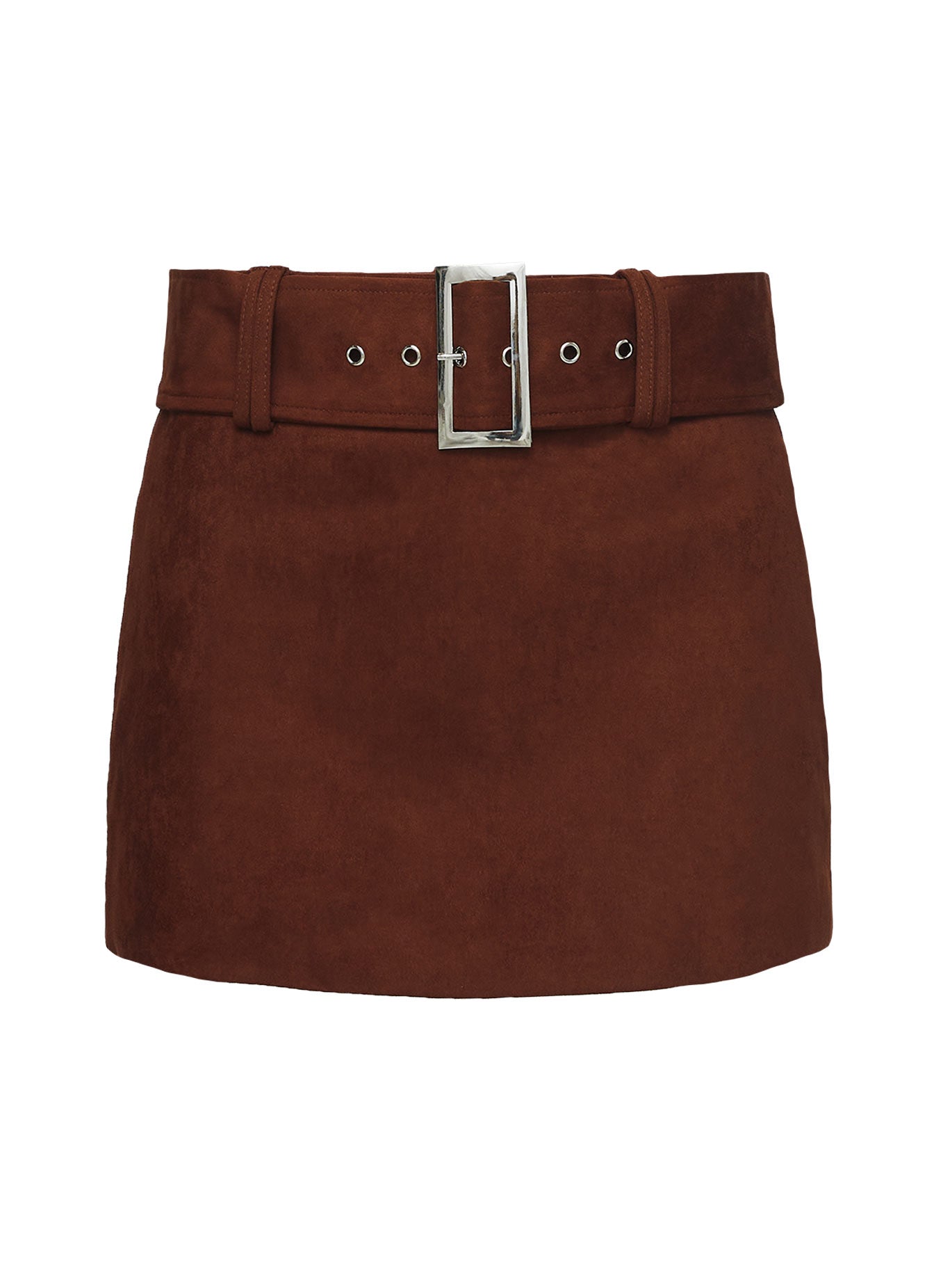 Movita Belted Mini Skirt Brown Clearance Official Site