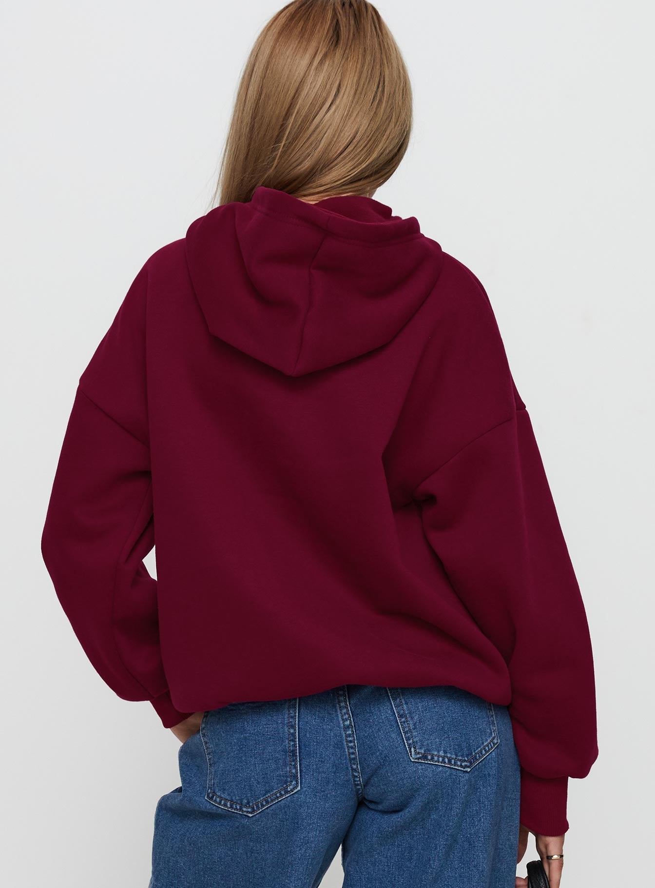 Princess Polly x Butterfly Foundation Charity Merch Hoody Wine Buy Cheap Manchester Great Sale