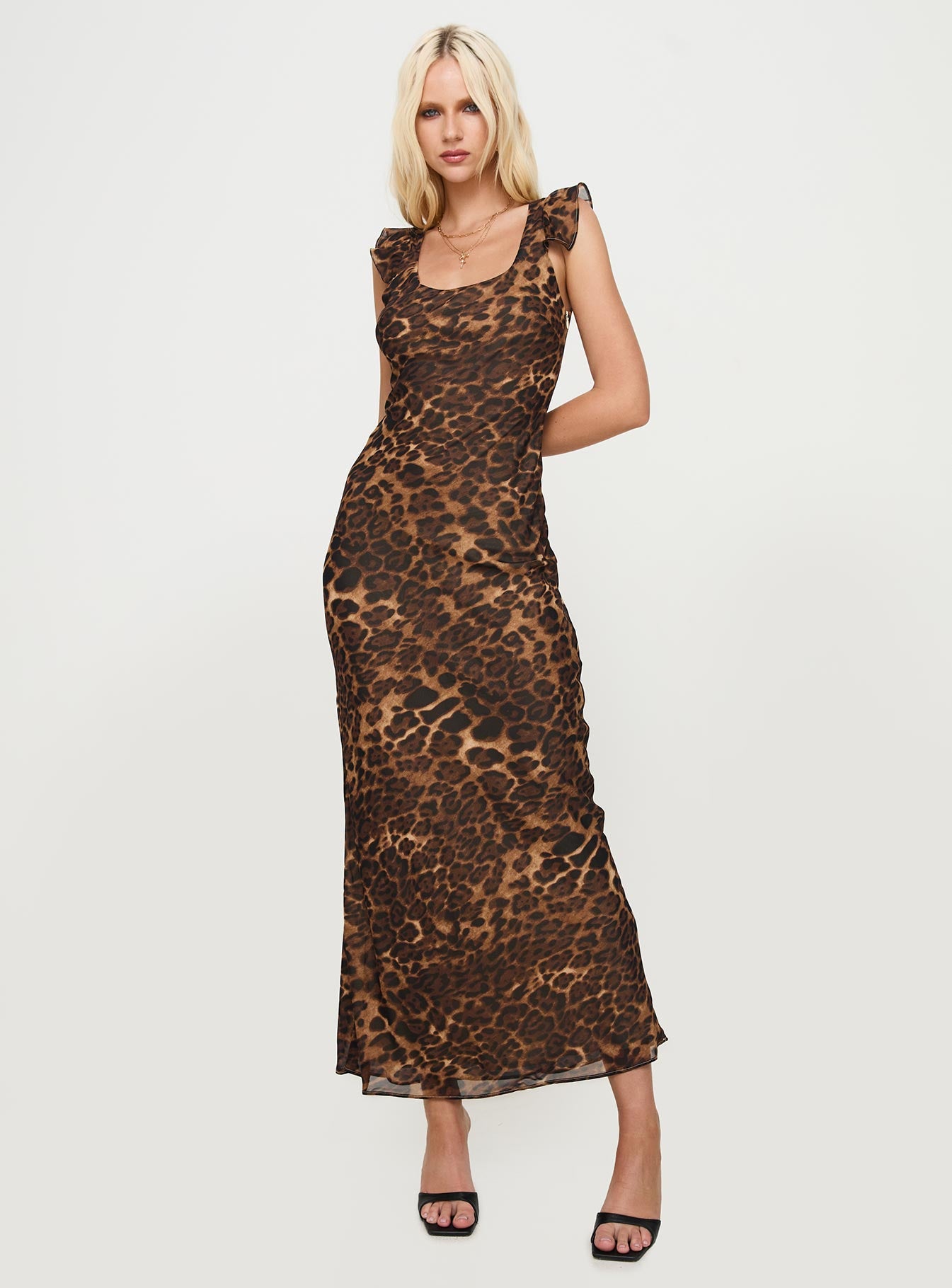 Channelle Maxi Dress Leopard Discount Best Place