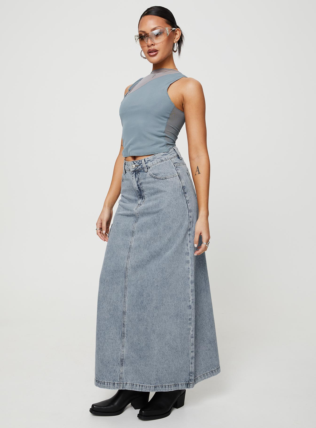 McGuane Denim Midi Skirt Petite Cheap Sale Low Pice Fee Shipping