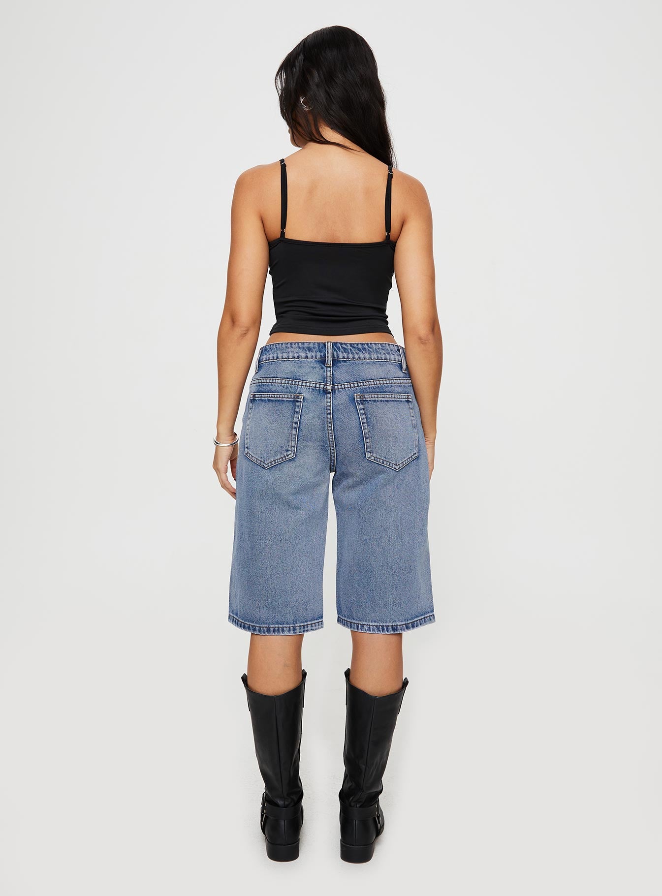 Kurt Denim Culottes Acid Wash Purchase Cheap Pice