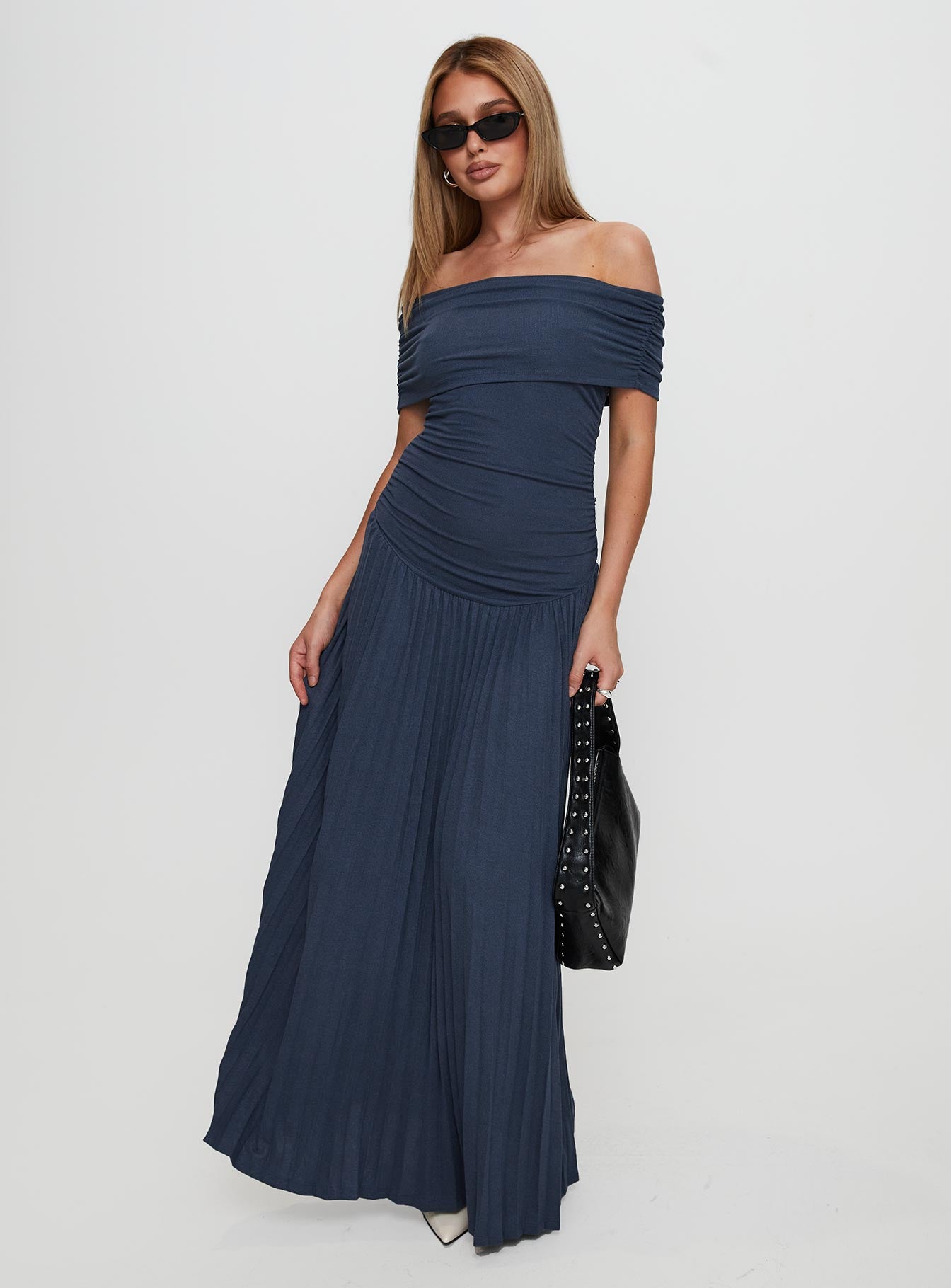 Field Of Dreams Maxi Dress Navy Manchester Great Sale Online