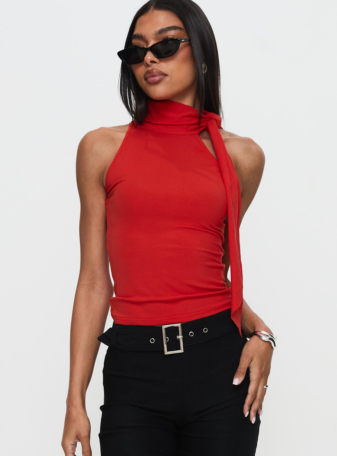 Mathias Top Red Free Shipping Official