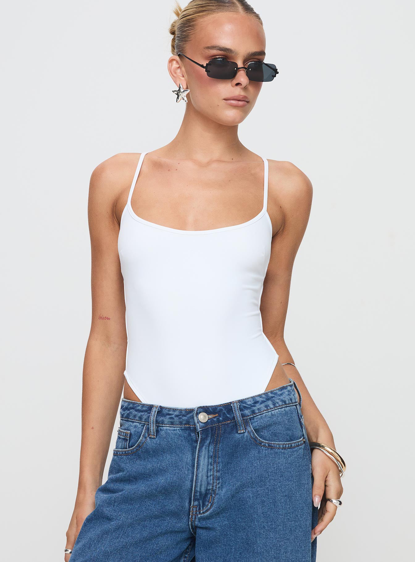 All Tied Up Bodysuit White Best Store To Get Cheap Online