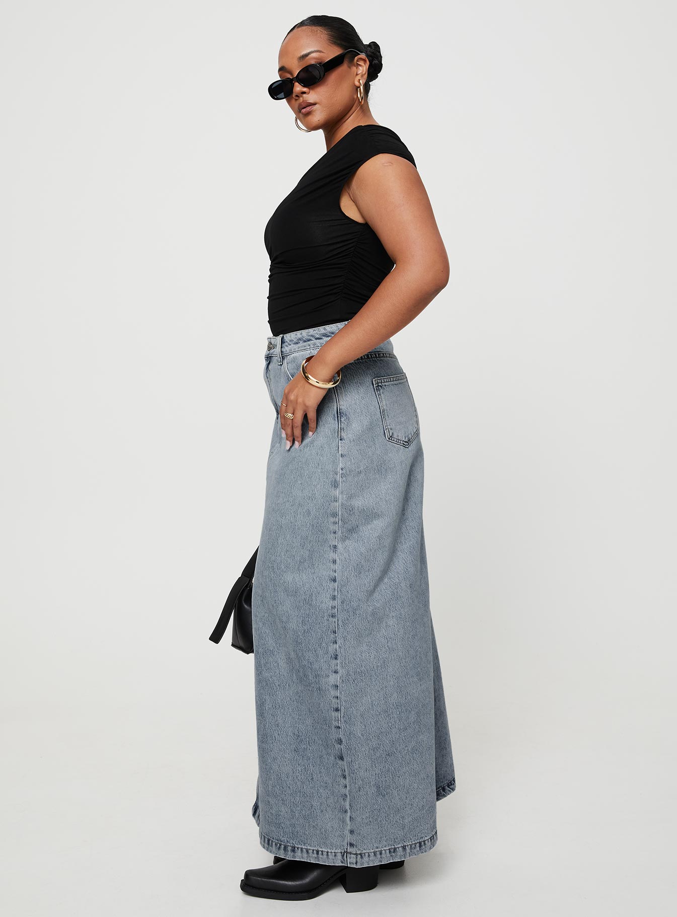 McGuane Denim Midi Skirt Petite Cheap Sale Low Pice Fee Shipping