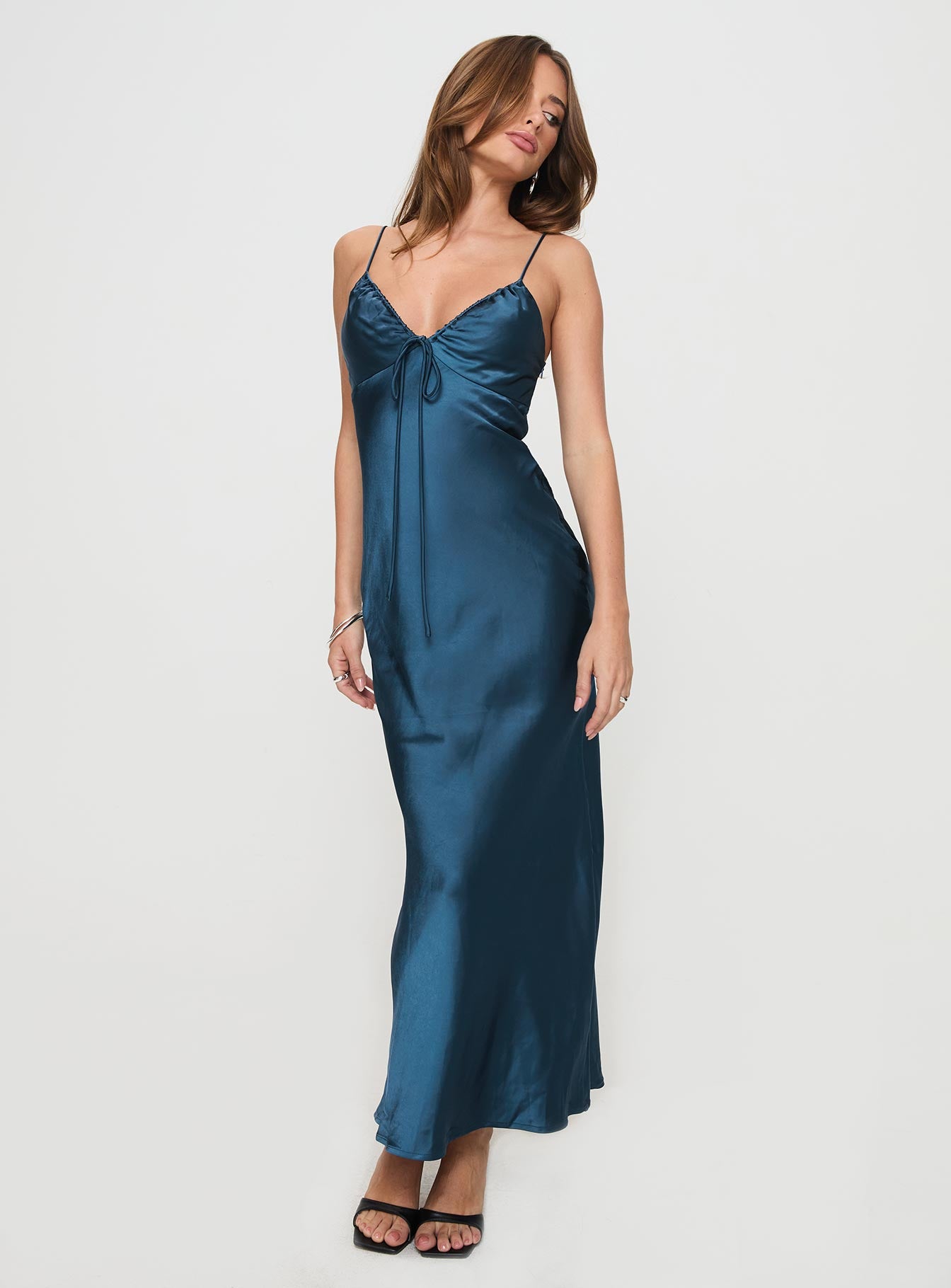 Maguire Maxi Dress Navy Buy Cheap Comfortable