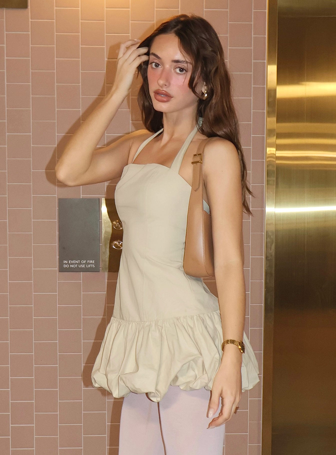 Sofia Mini Dress Cornsilk Reliable Sale Online