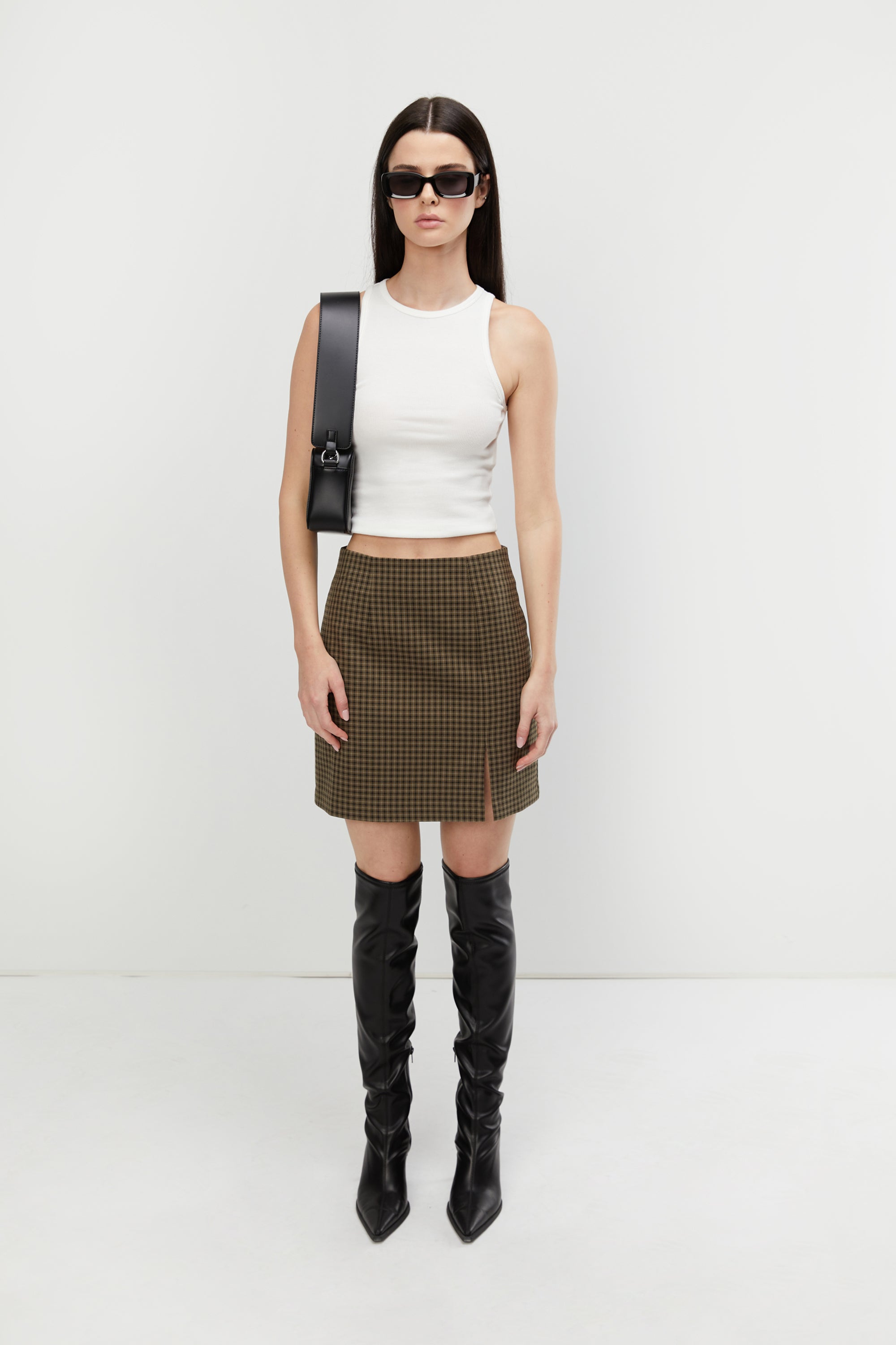 PLAID MINI SKIRT Looking For Online