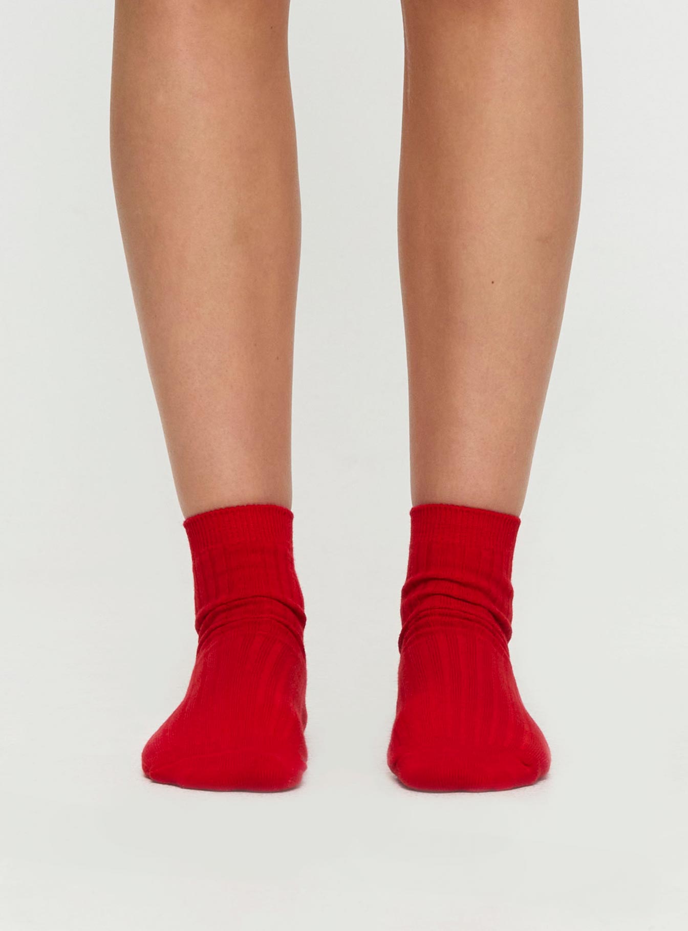 Sports Crew Ribbed Socks Red Sale Online Online