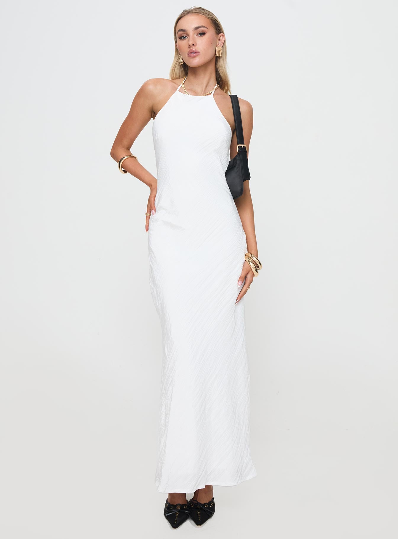 Just Peachy Maxi Dress White Discount Get To Buy