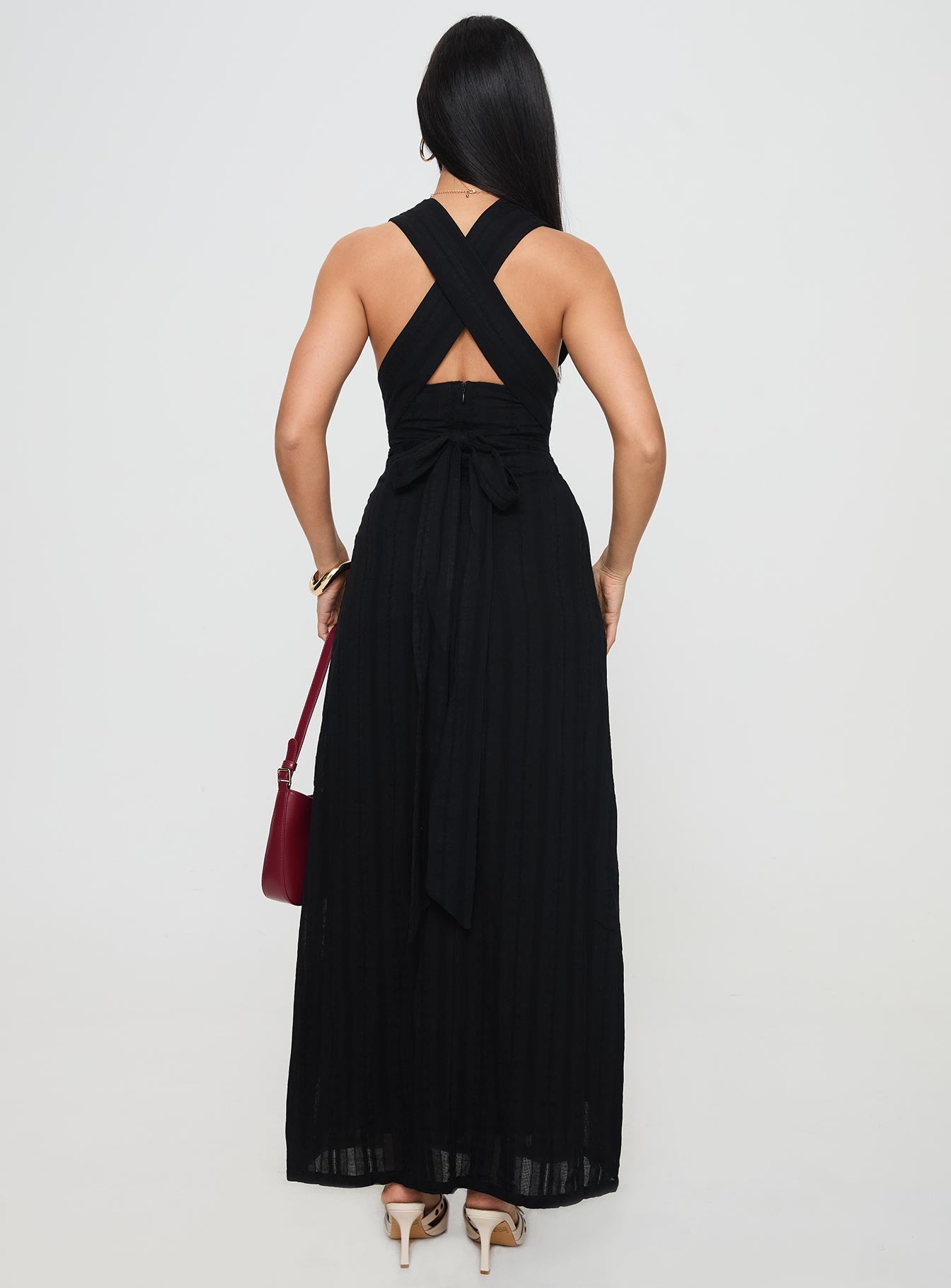 Alsace Maxi Dress Black Cheap Sale Lowest Pice