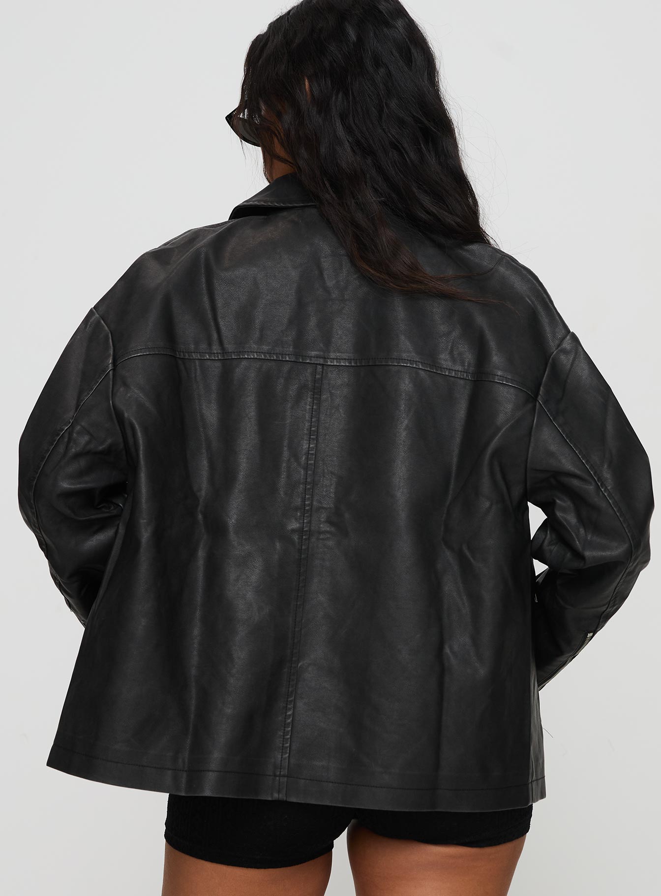 Napoleon Faux Leather Jacket Black Buy Cheap Clearance