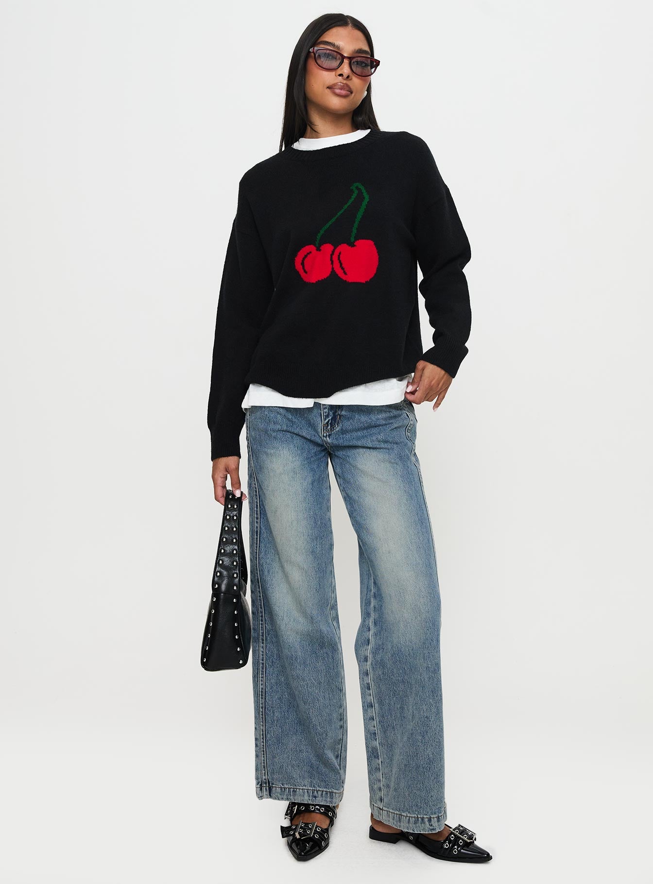 My Dear Knit Sweater Black Cheap Sale The Cheapest