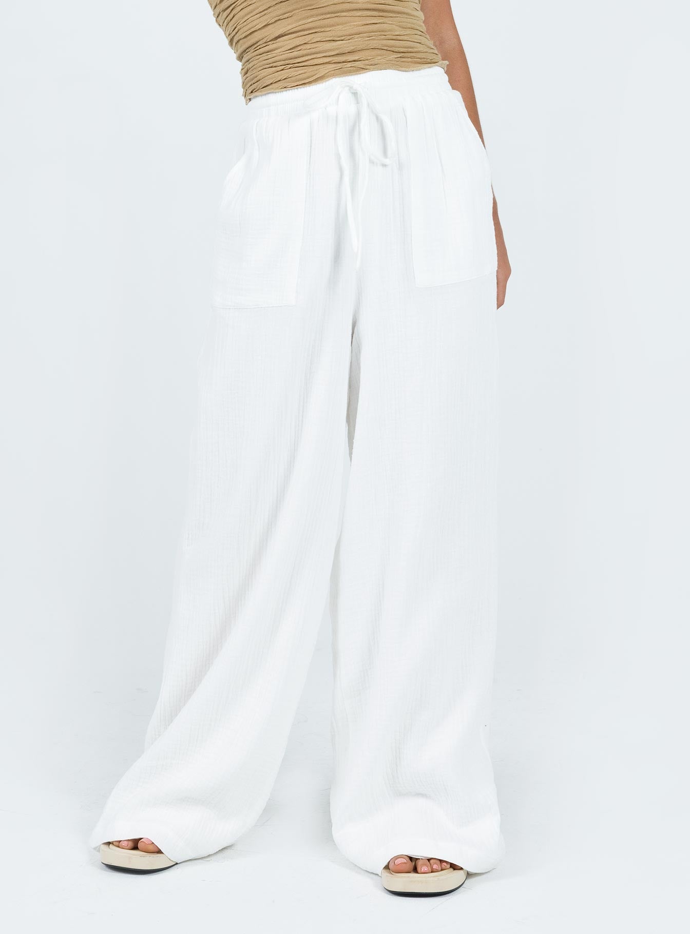 Kahlil Pants White Sale New Styles