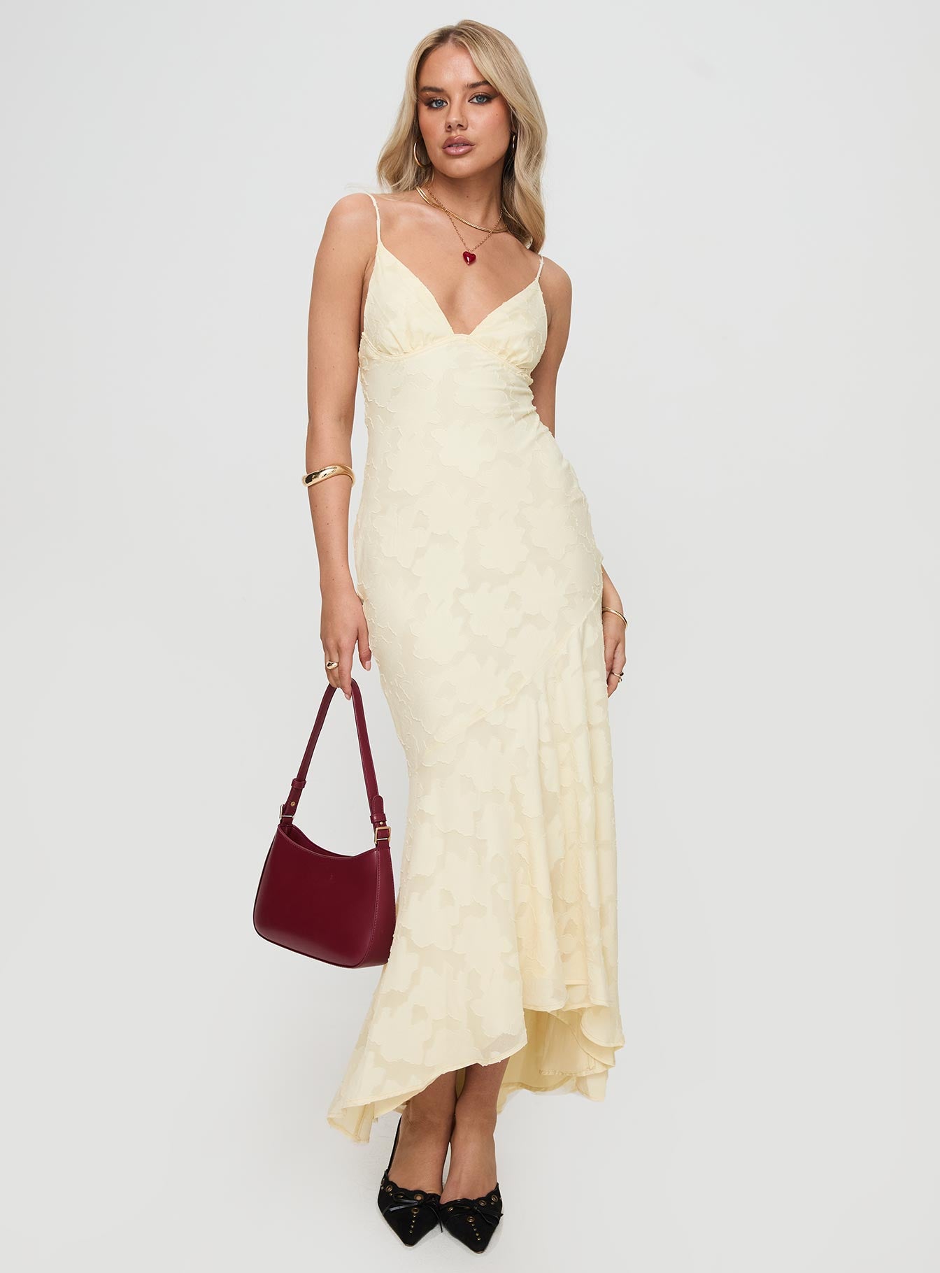 Cyrene Maxi Dress Lemon 2025 New Cheap Online