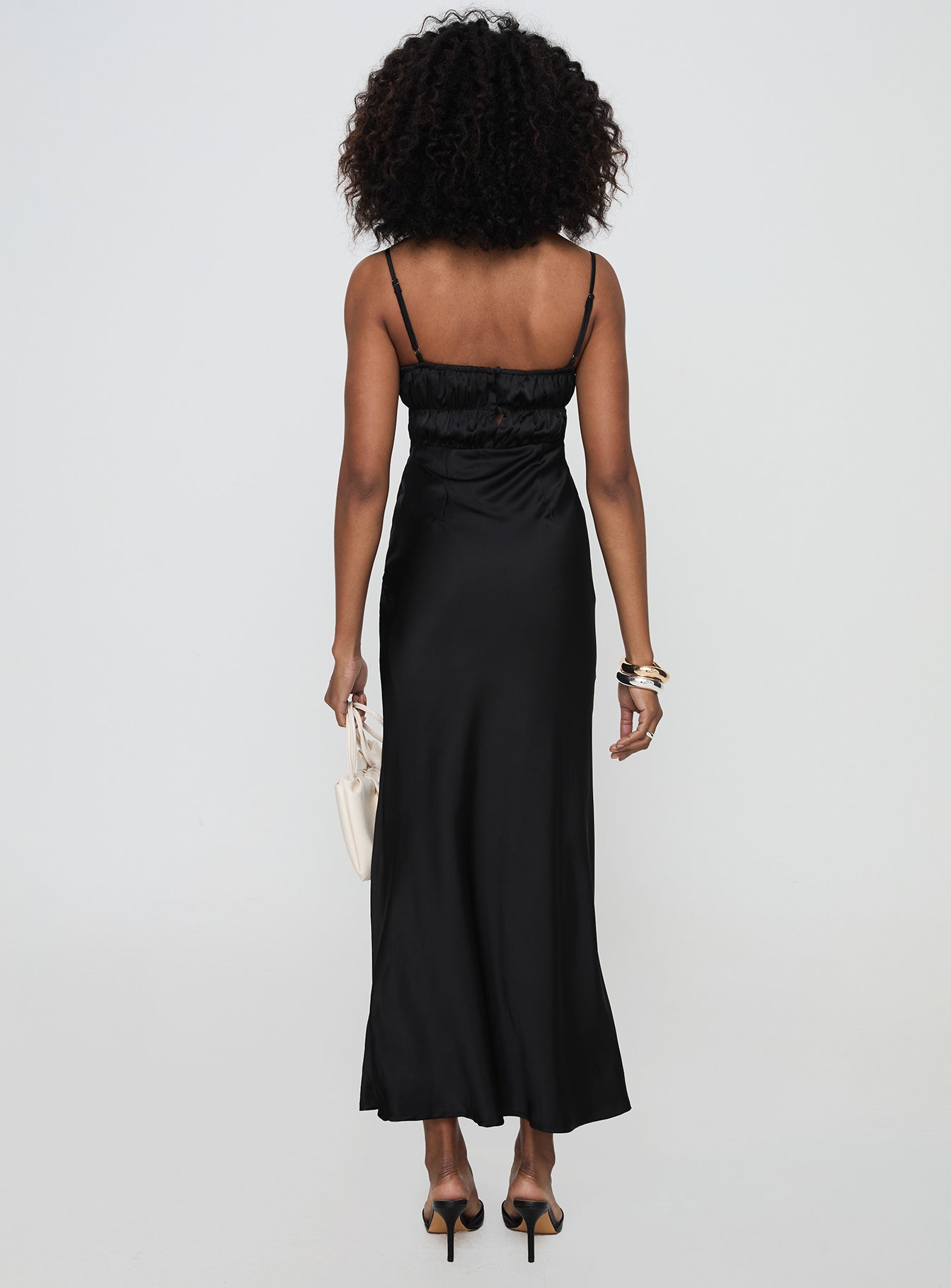 Jaquelin Maxi Dress Black Sale Genuine