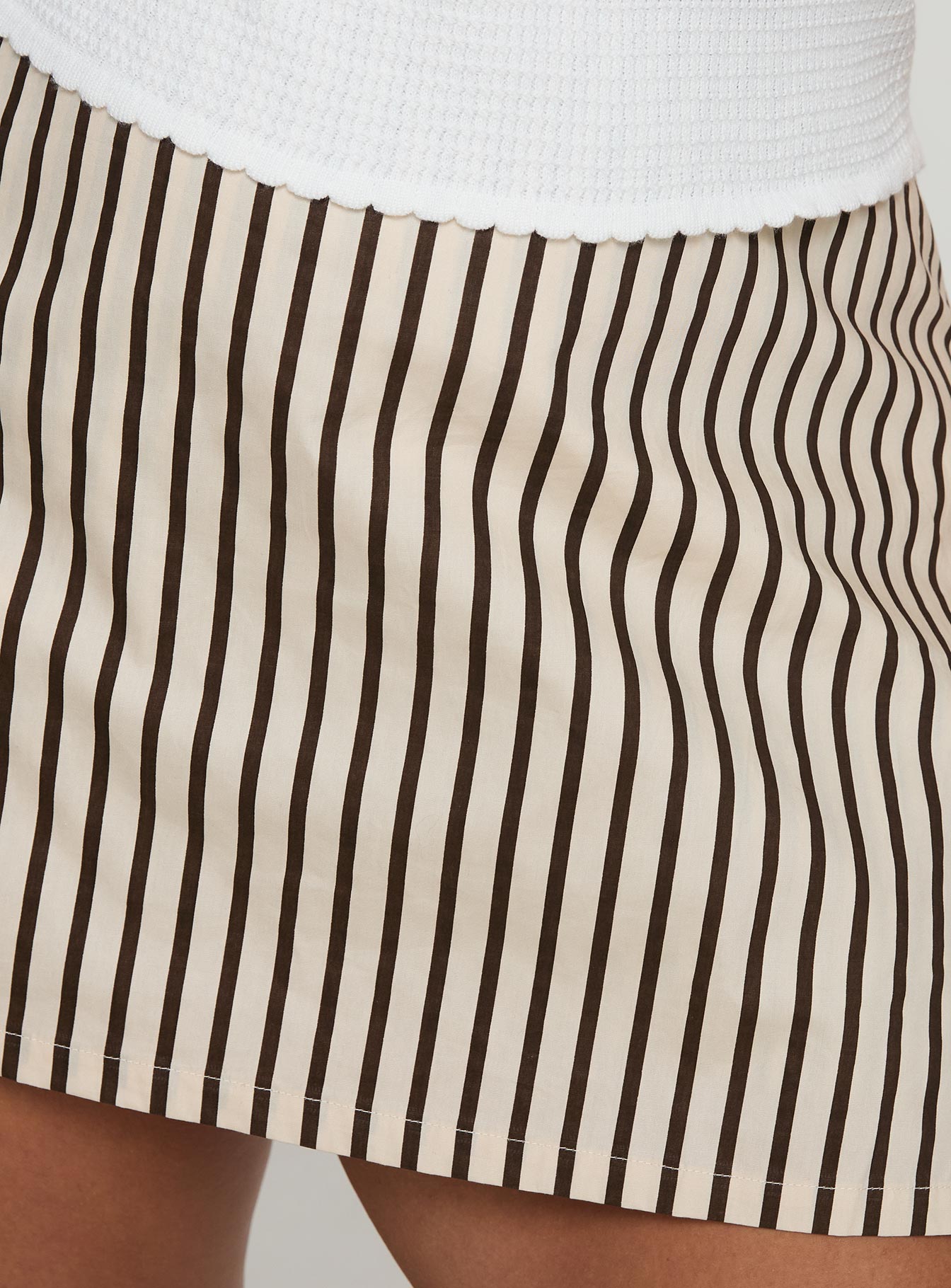 Gigi Skort Beige Stripe Curve Discount Eastbay