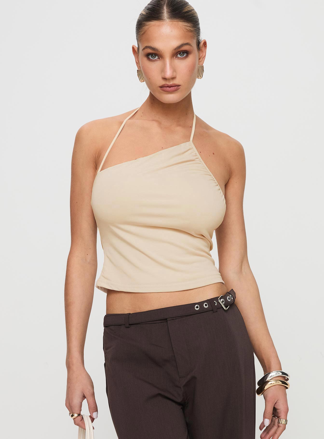 Catalyst Asymmetrical Top Cream Outlet Genuine