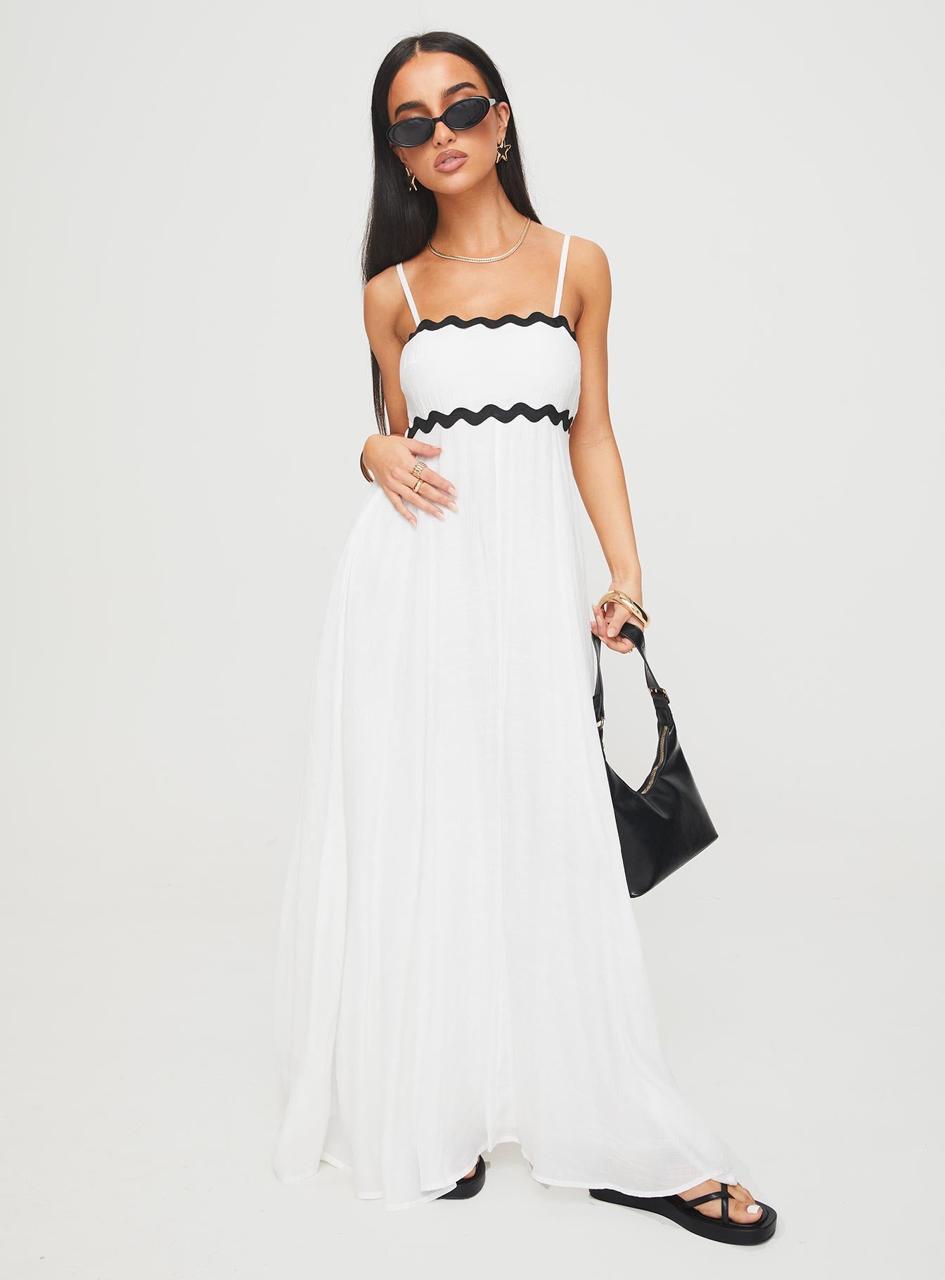 Croxetti Maxi Dress White Outlet Deals