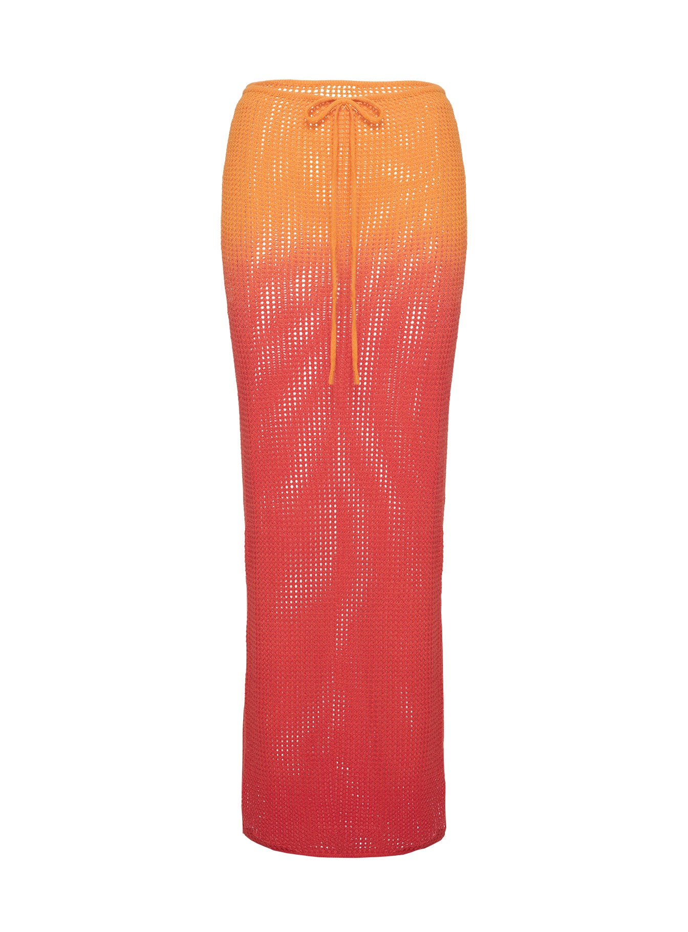 Auralia Knit Maxi Skirt Orange Real For Sale