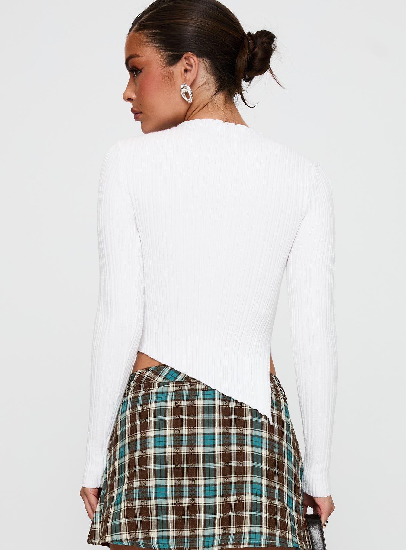 Ellara Long Sleeve Top White Footlocker Pictures Cheap Online