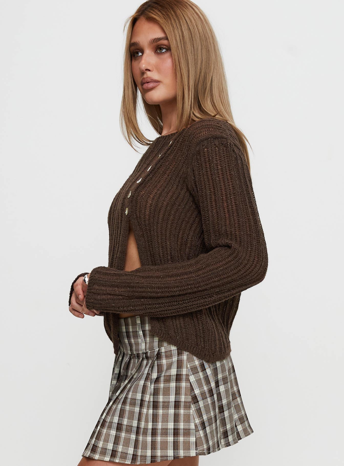 Lenker Knit Sweater Brown Visit Sale Online