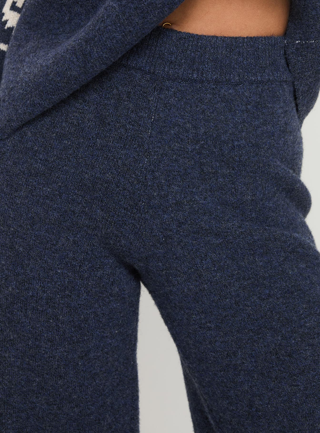 Alpine Knit Pants Navy / Cream Sale How Much