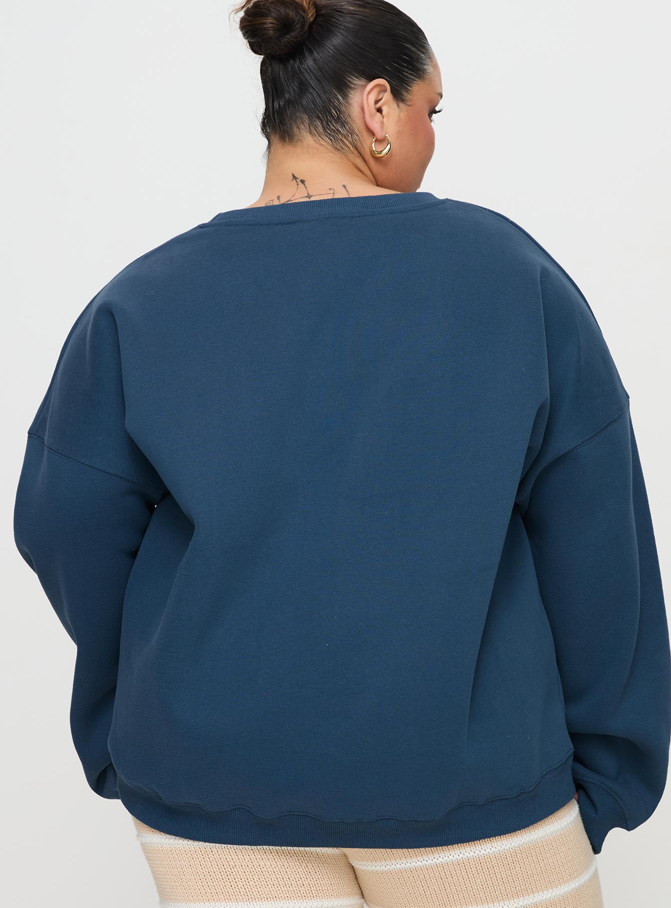 Sleepy Bunny Crewneck Jumper Navy Curve Sale Low Cost