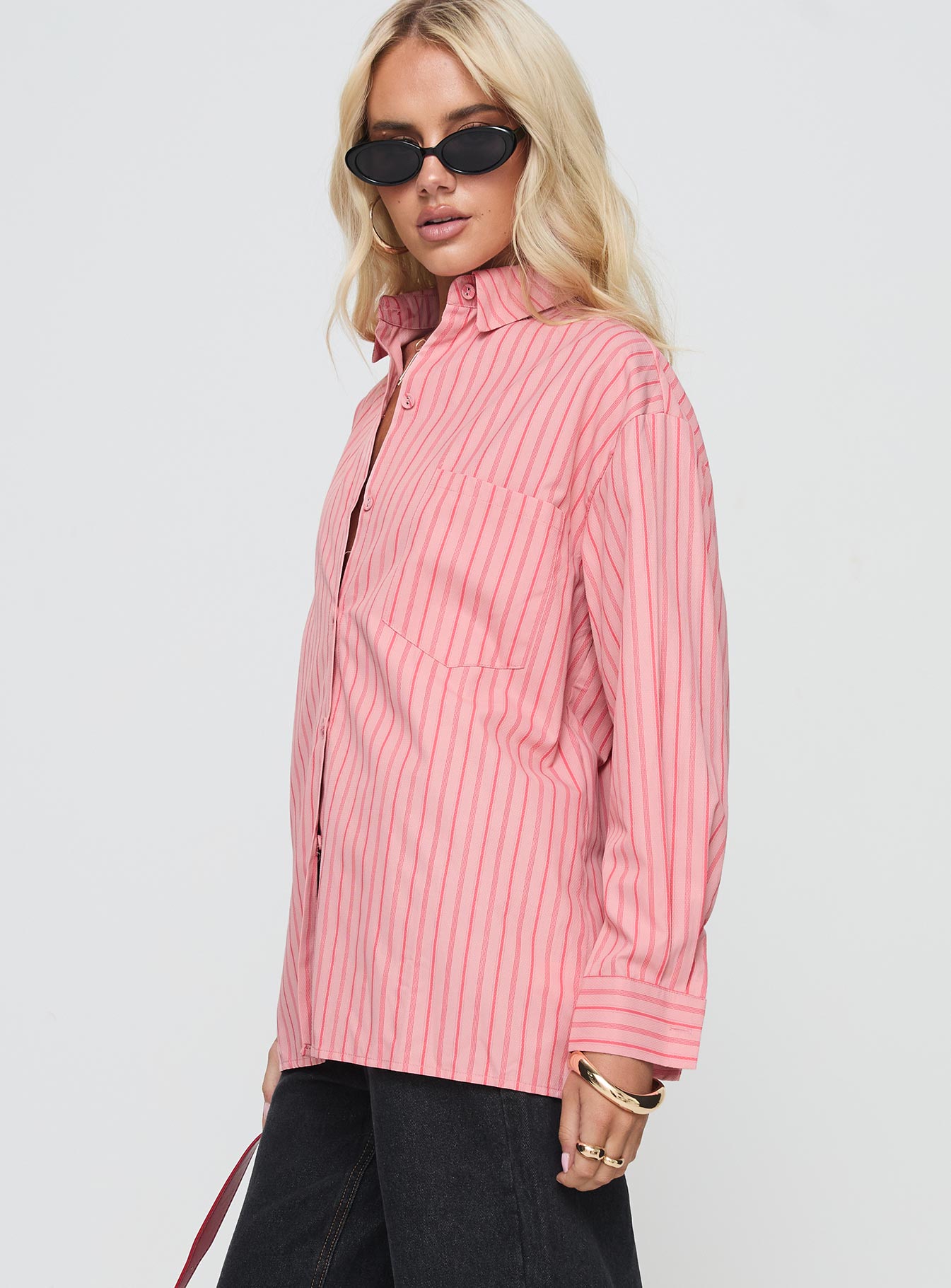 Cygnus Shirt Red Stripe Official Cheap Online