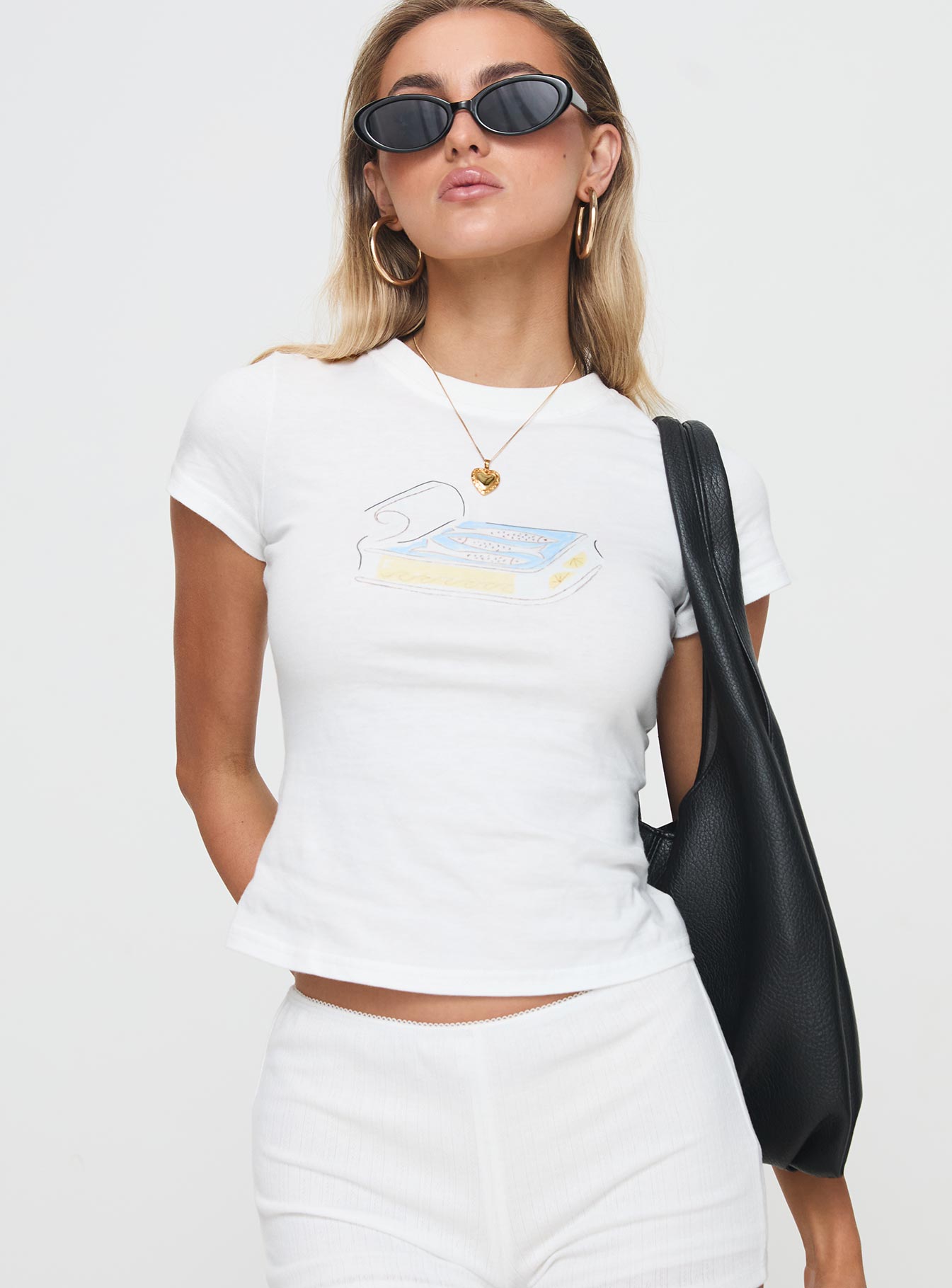 Sardine Tee White Many Kinds Of Online