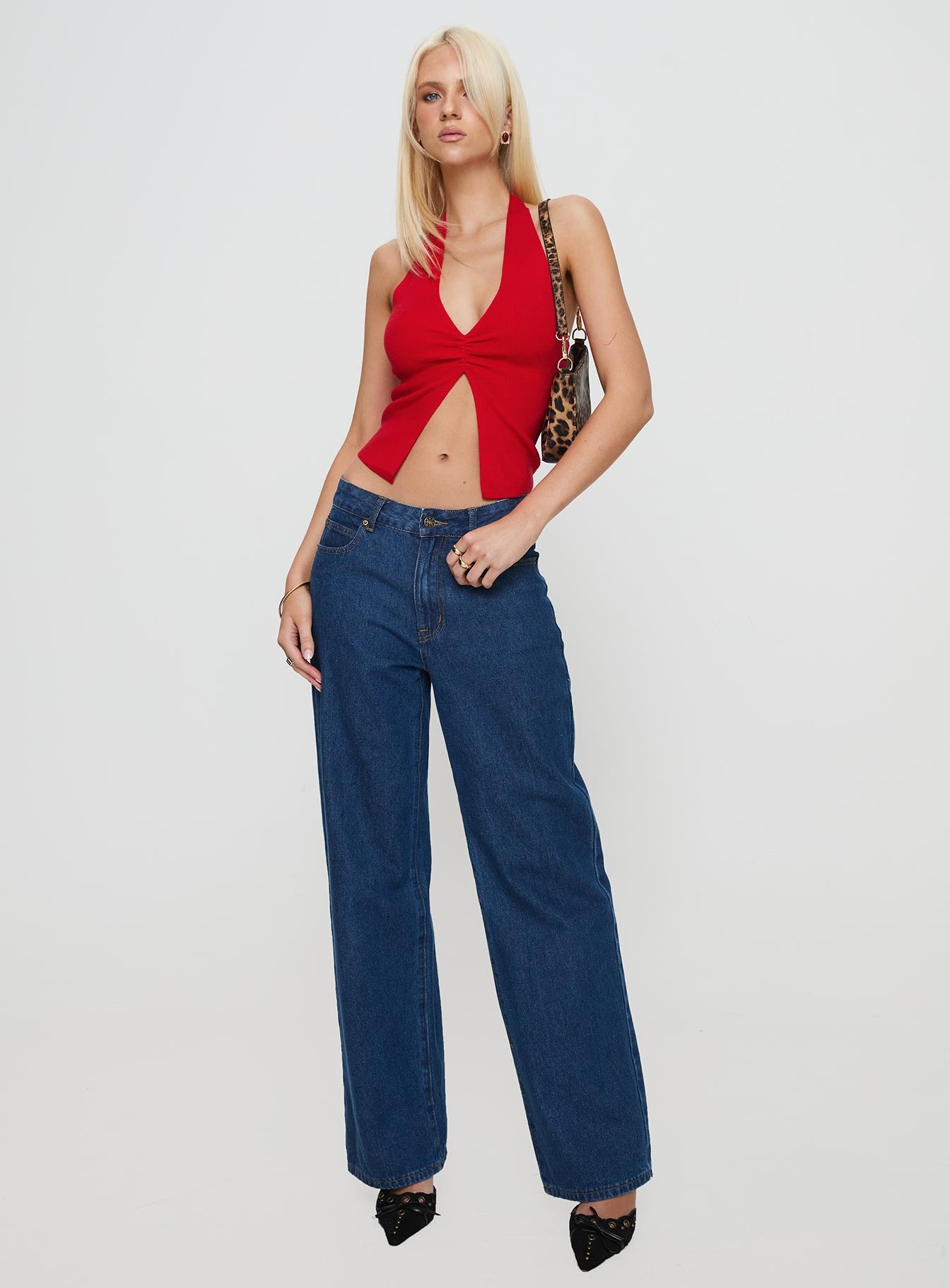 Kingley Halter Top Red Clearance Footlocker Finishline
