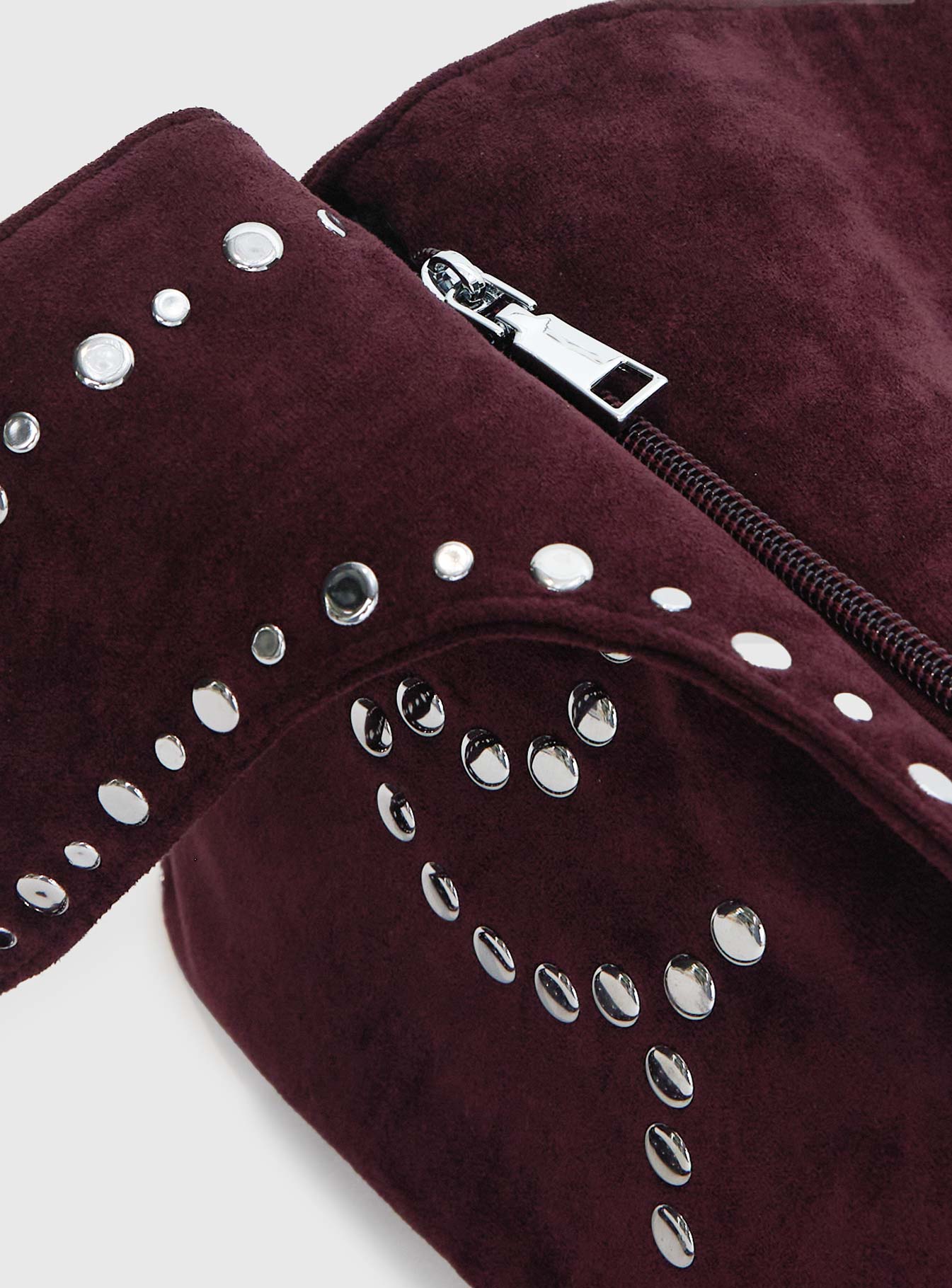 Lemoni Stud Bag Burgundy Outlet Countdown Package