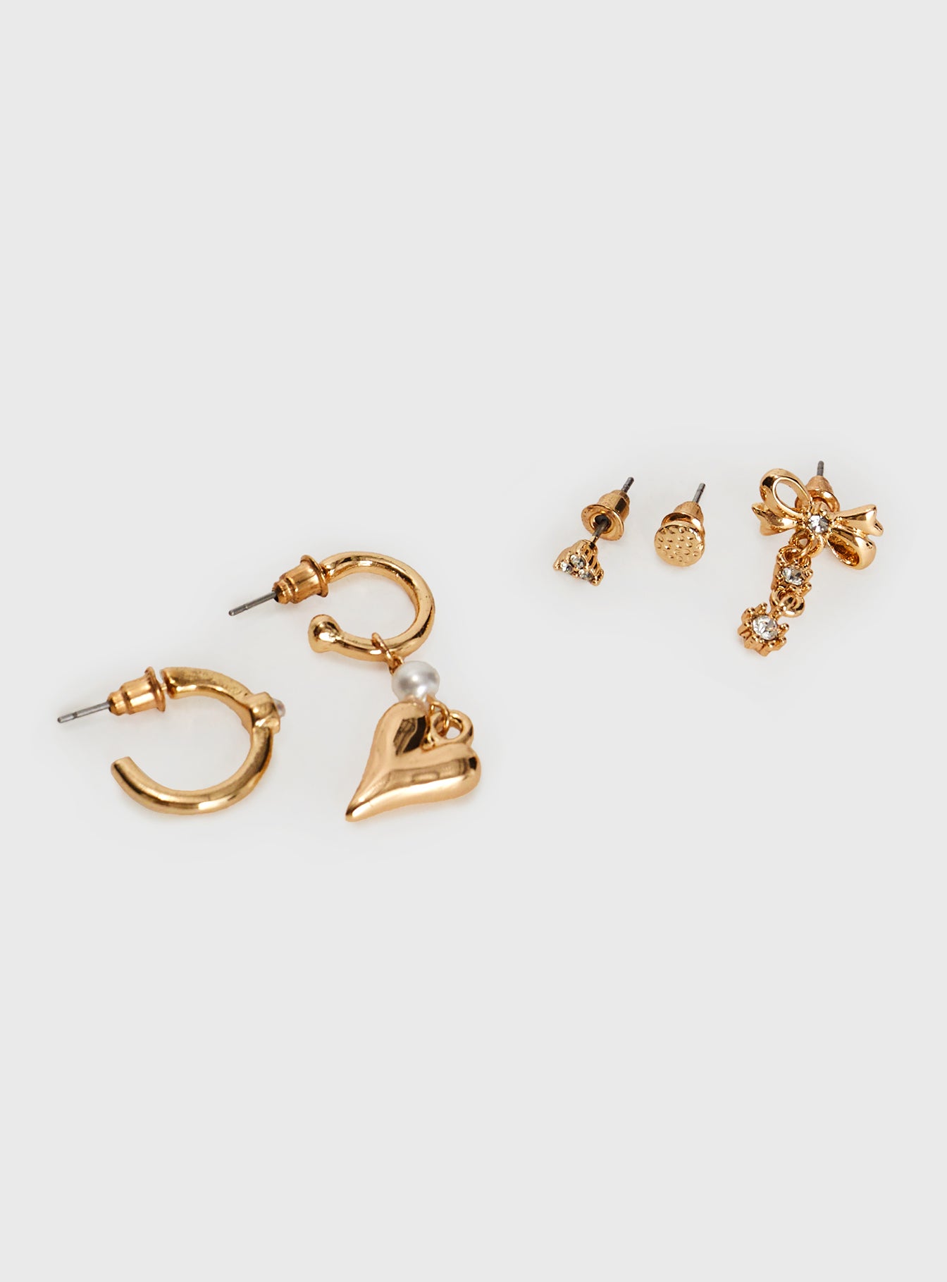 Honeymoon Earring Pack Gold Free Shipping Fast Delivery