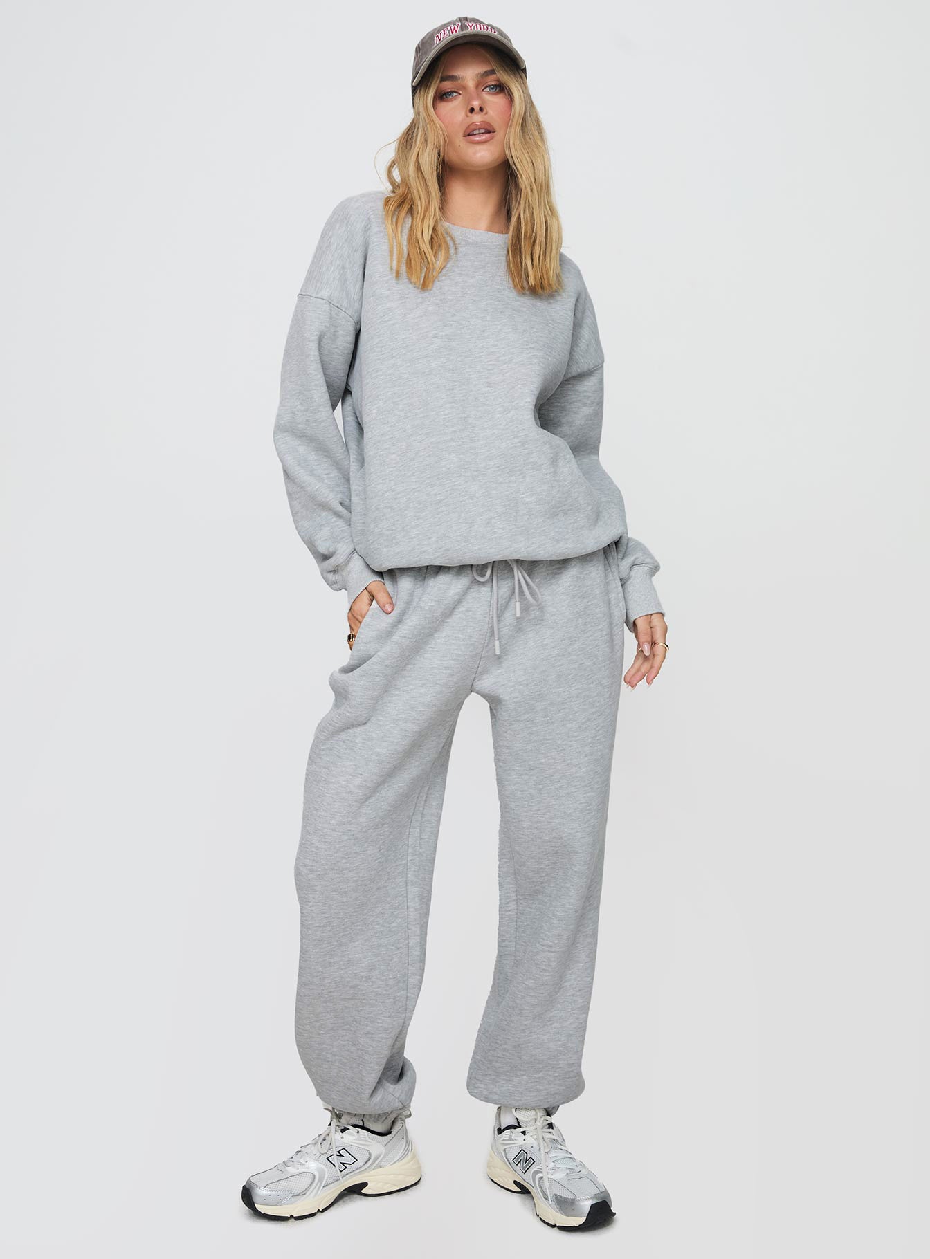 Dream Fleece Ankle Cuff Sweatpants Grey Marle Brand New Unisex Sale Online