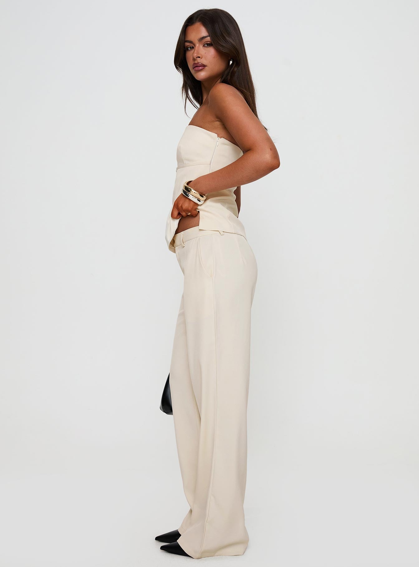 Irresistible Wide Leg Pant Cream Cheapest Online