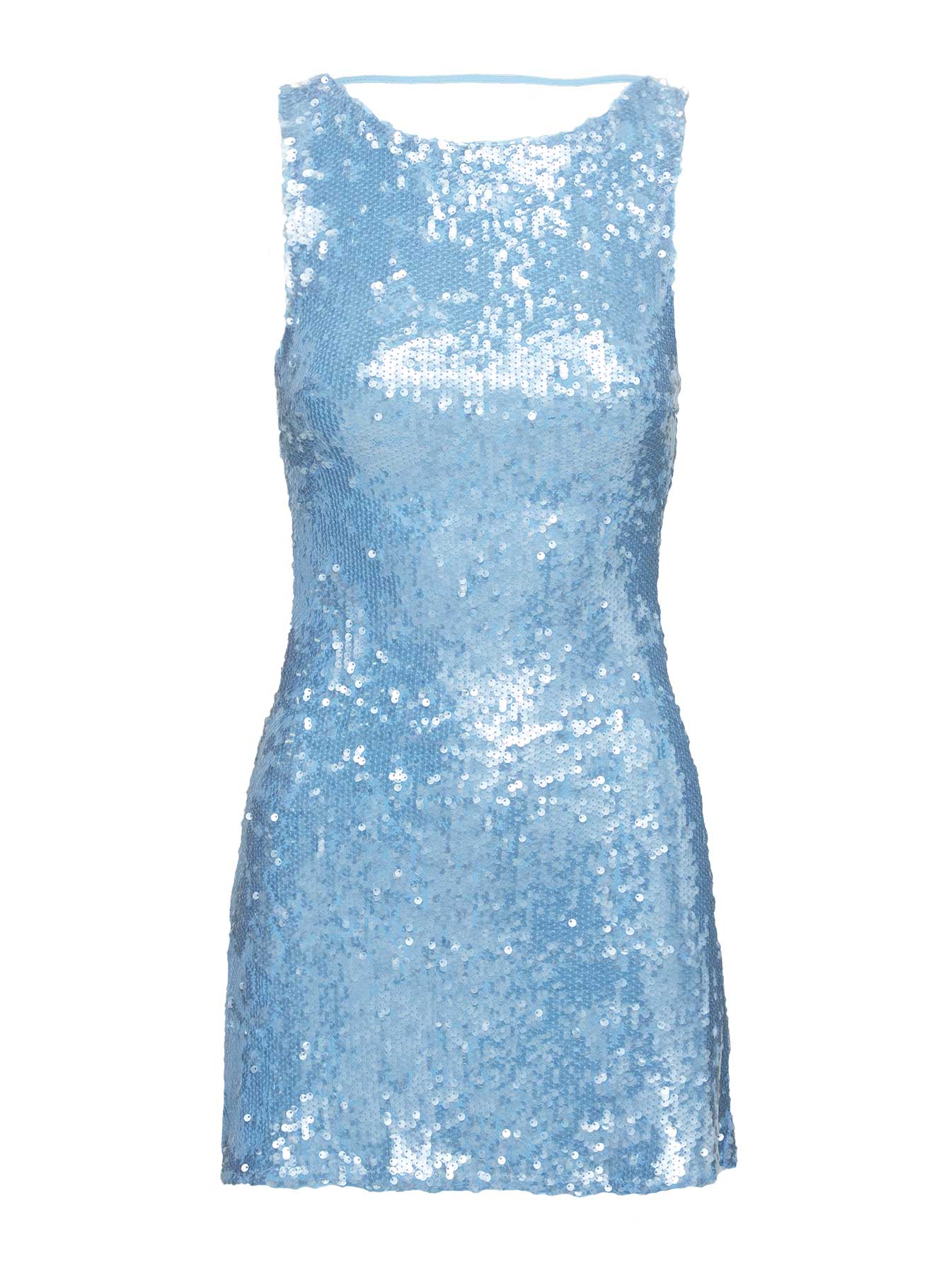 Stargirl Sequin Mini Dress Baby Blue Cheap Sale Lowest Pice