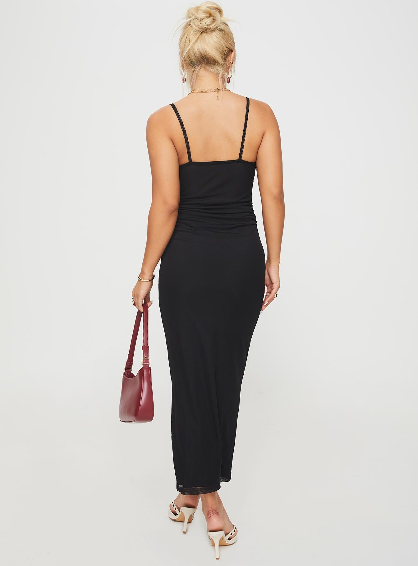 Apolline Maxi Dress Black Buy Cheap Release Dates