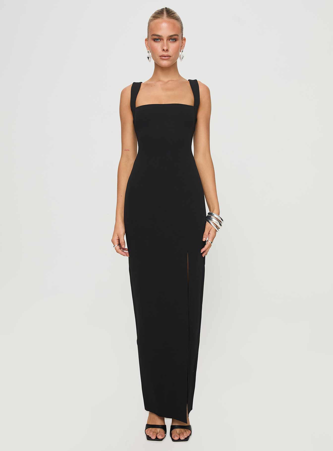 Bombshell Maxi Dress Black Petite Lowest Pice