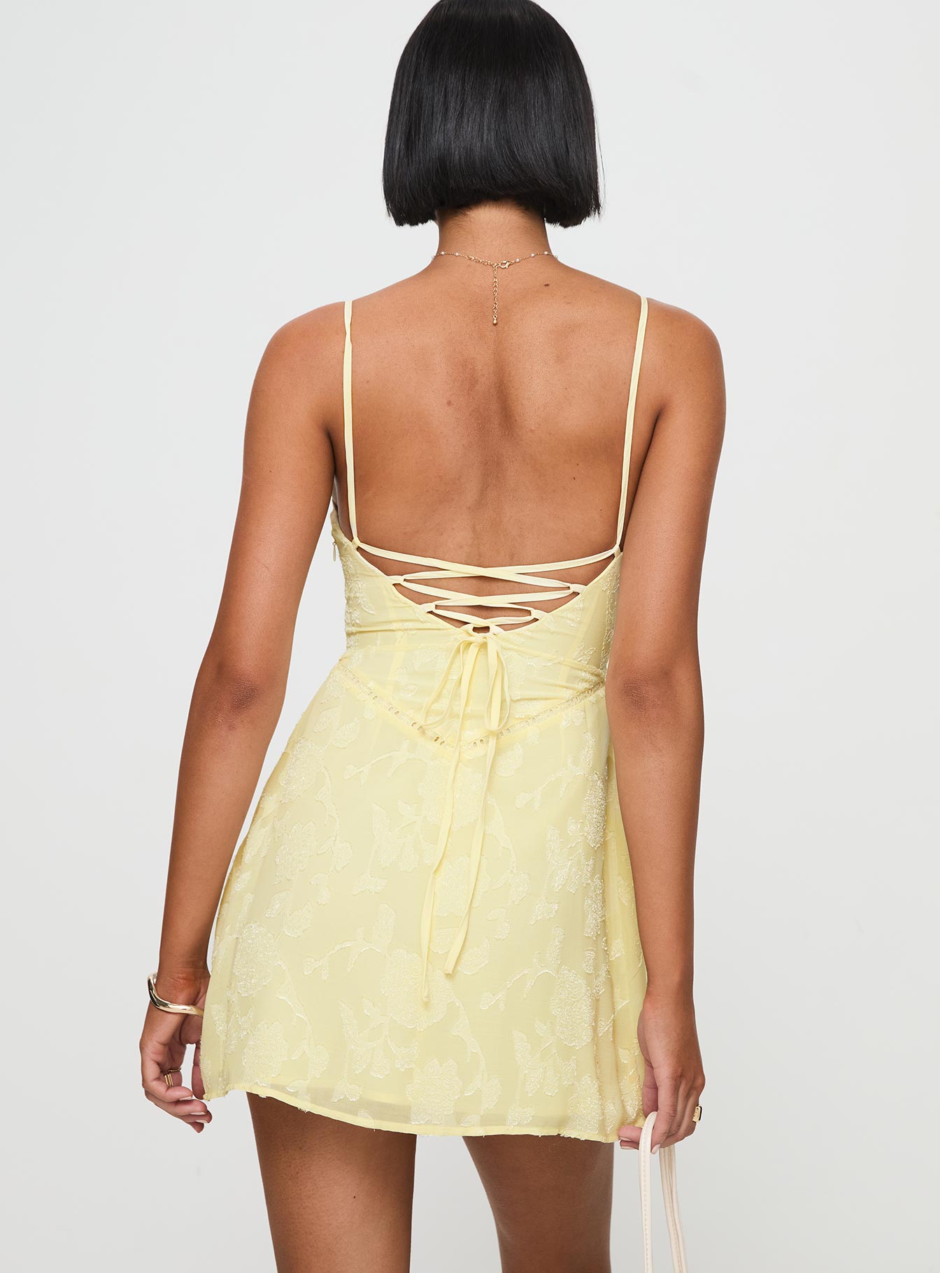 South Of France Mini Dress Yellow Outlet Release Dates