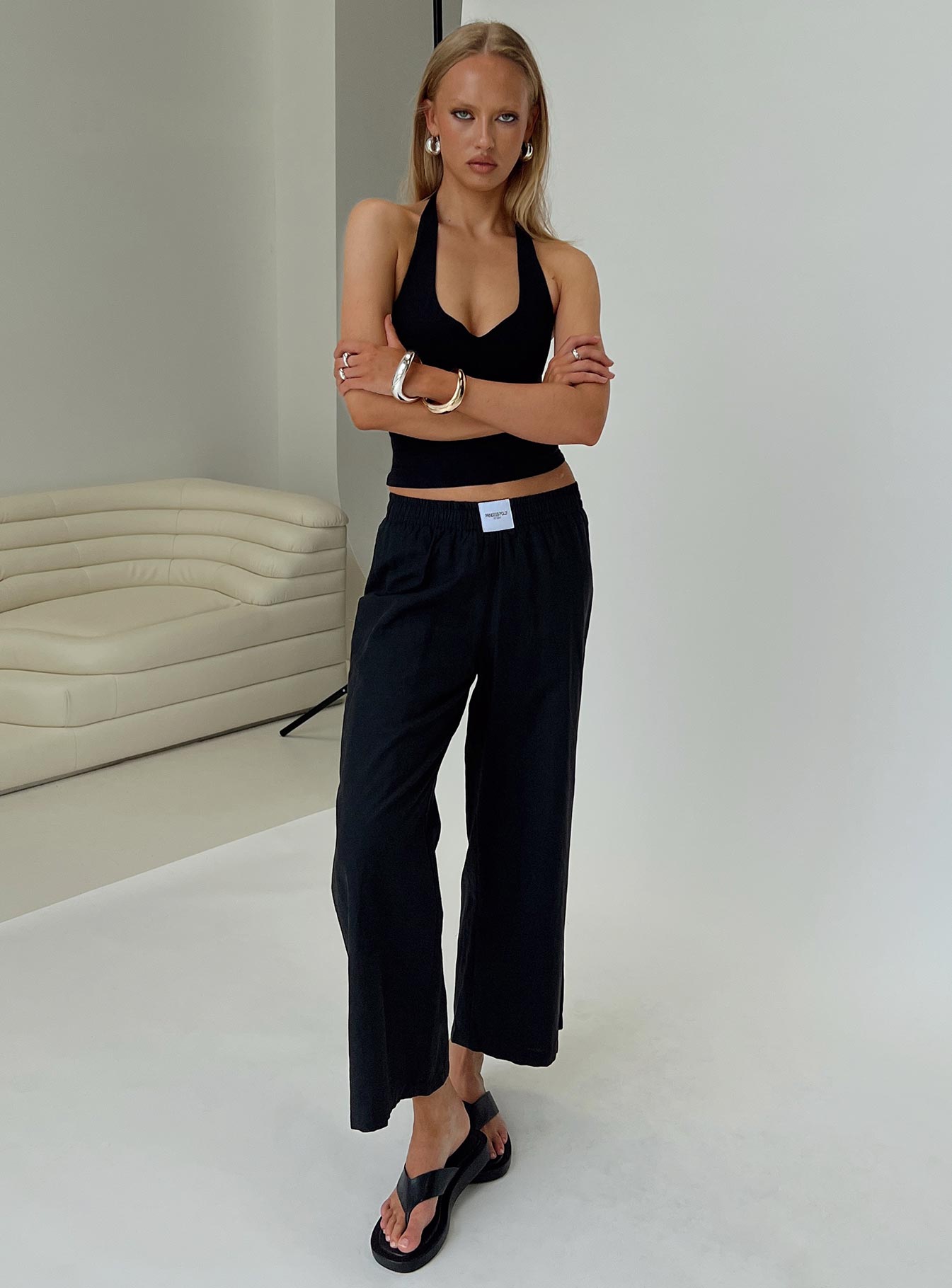 Beach House Pants Black Discount Low Pice