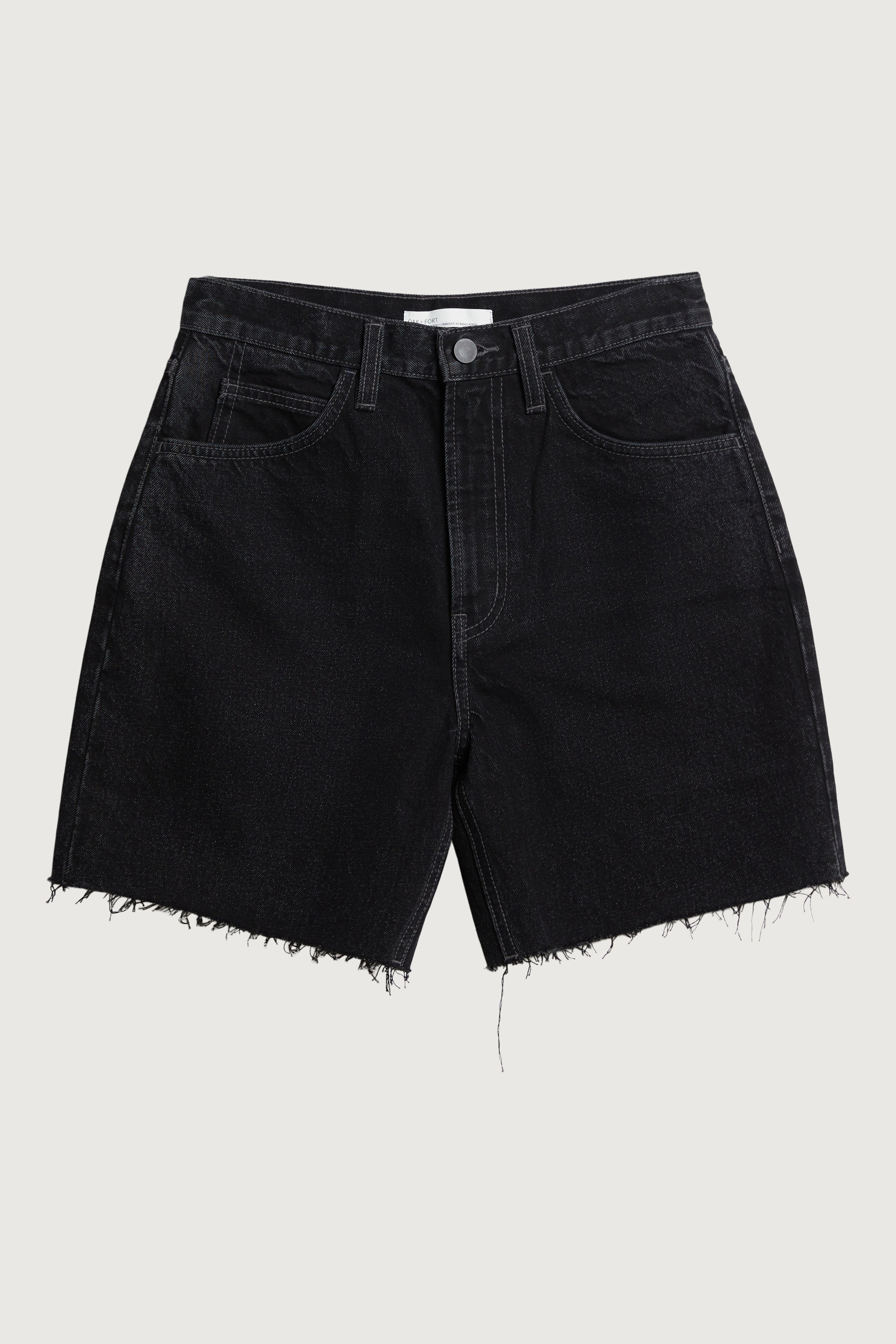 MID THIGH BLACK JEAN SHORT Nicekicks Cheap Pice