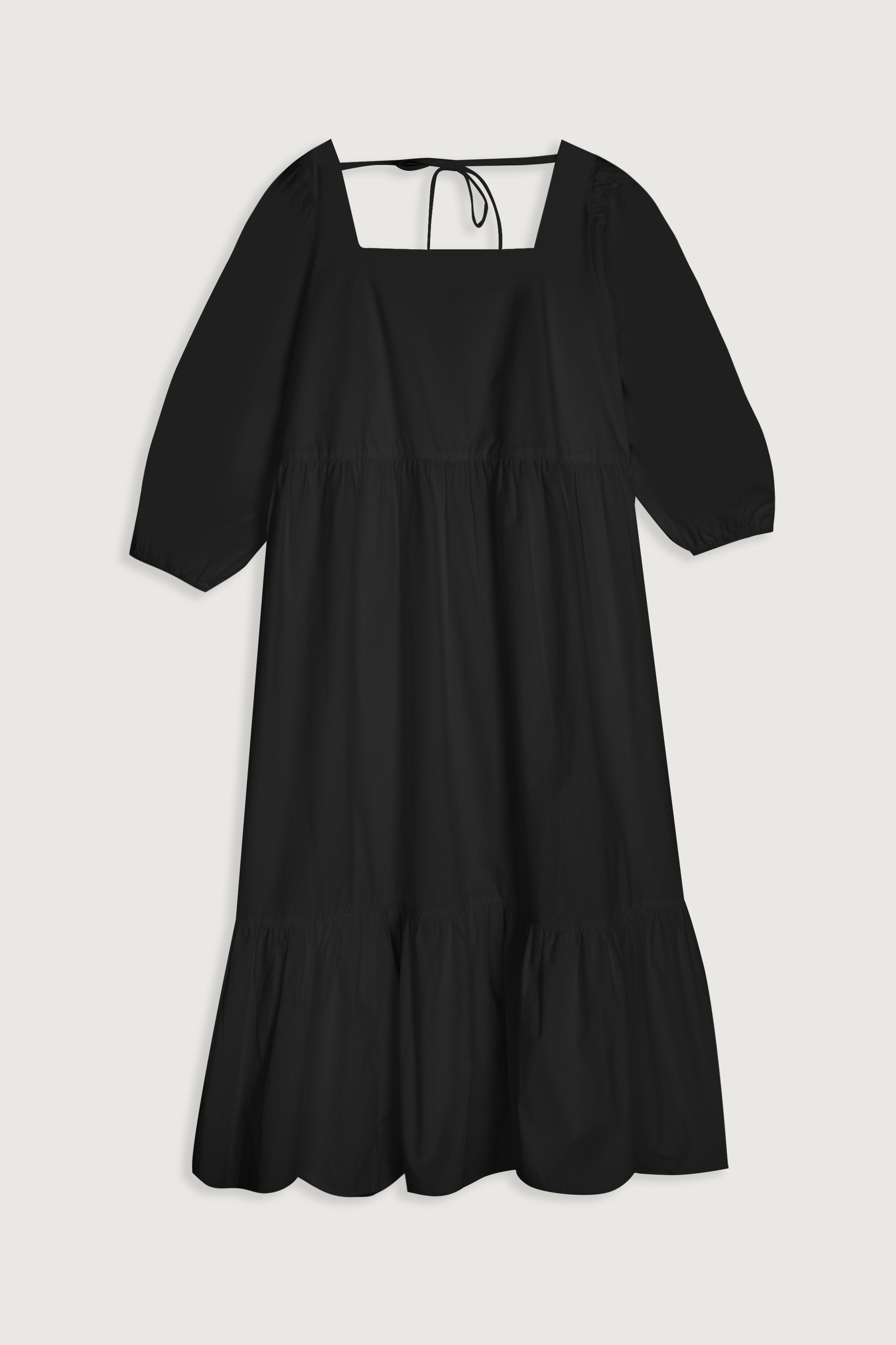 POPLIN MIDI DRESS Cheap In China