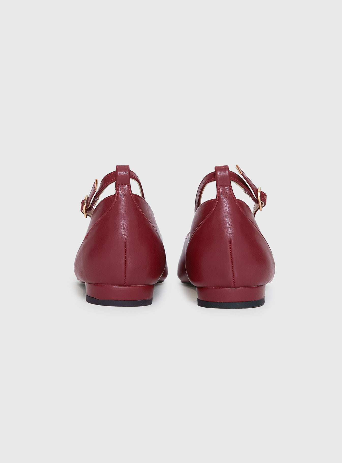 Oliny Ballet Flats Burgundy Shipping Outlet Store Online