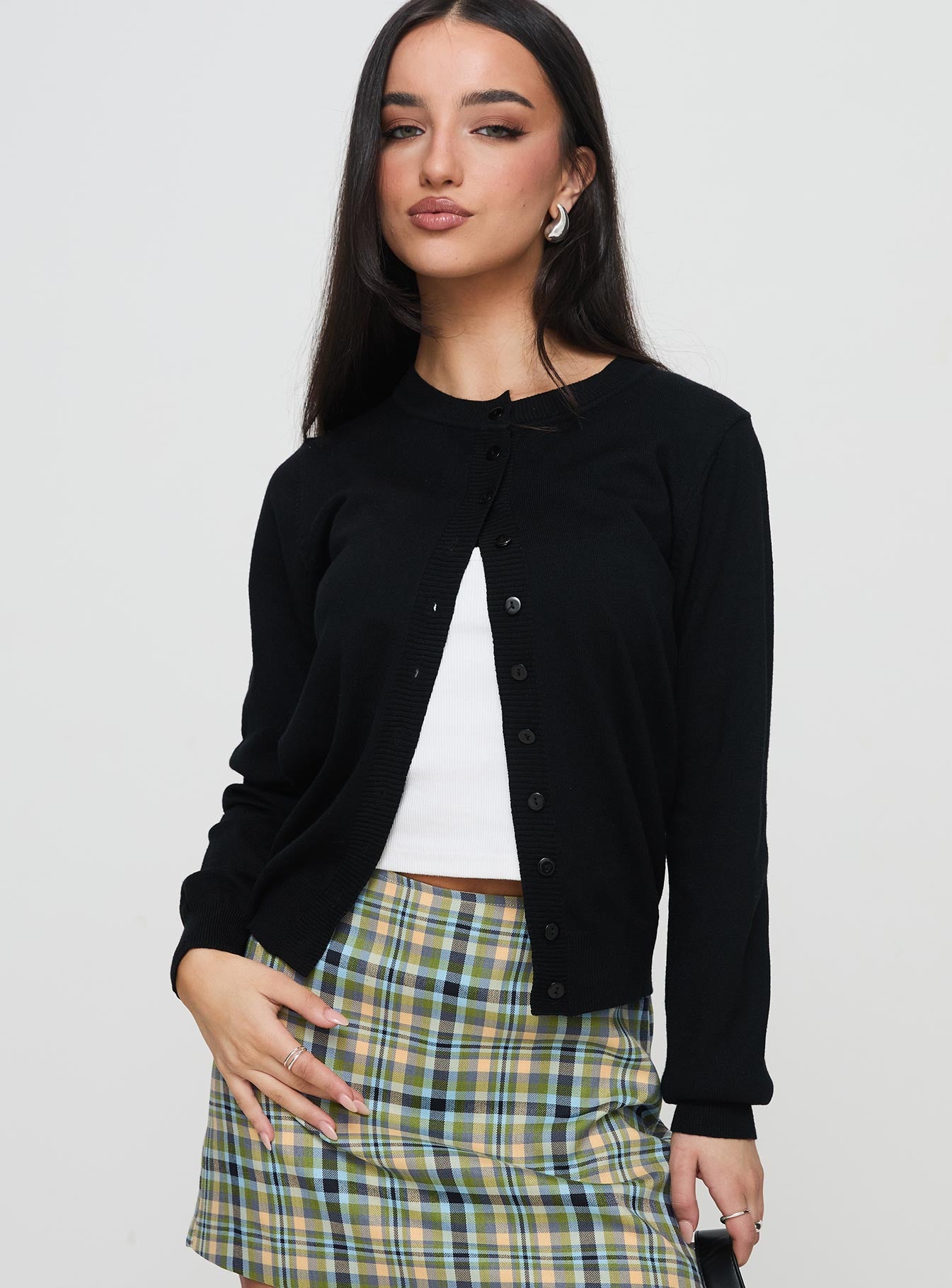 Capeside Knit Cardigan Black Cheap Sale Popular