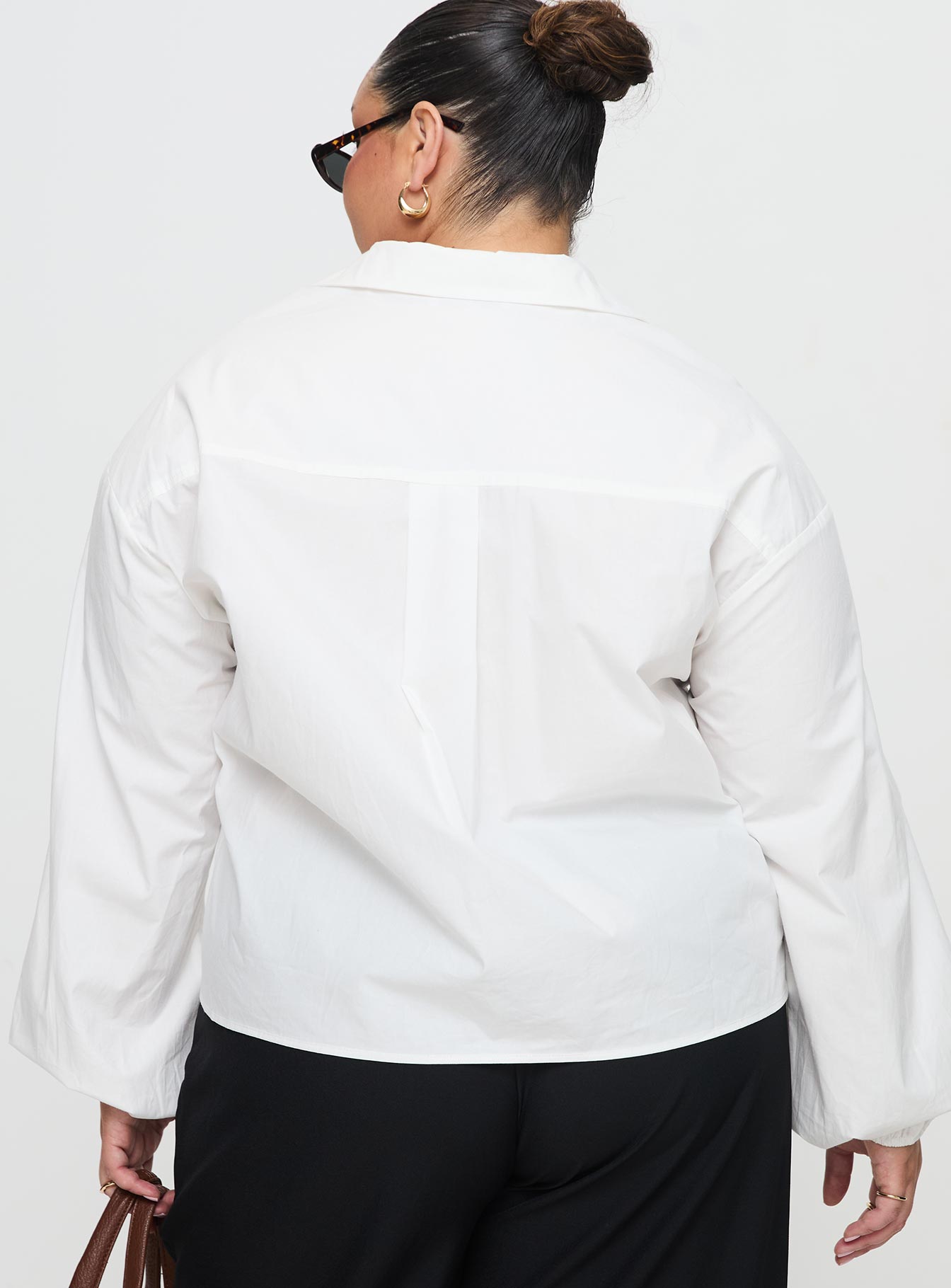 Rinon Long Sleeve Top White Curve Visit Online