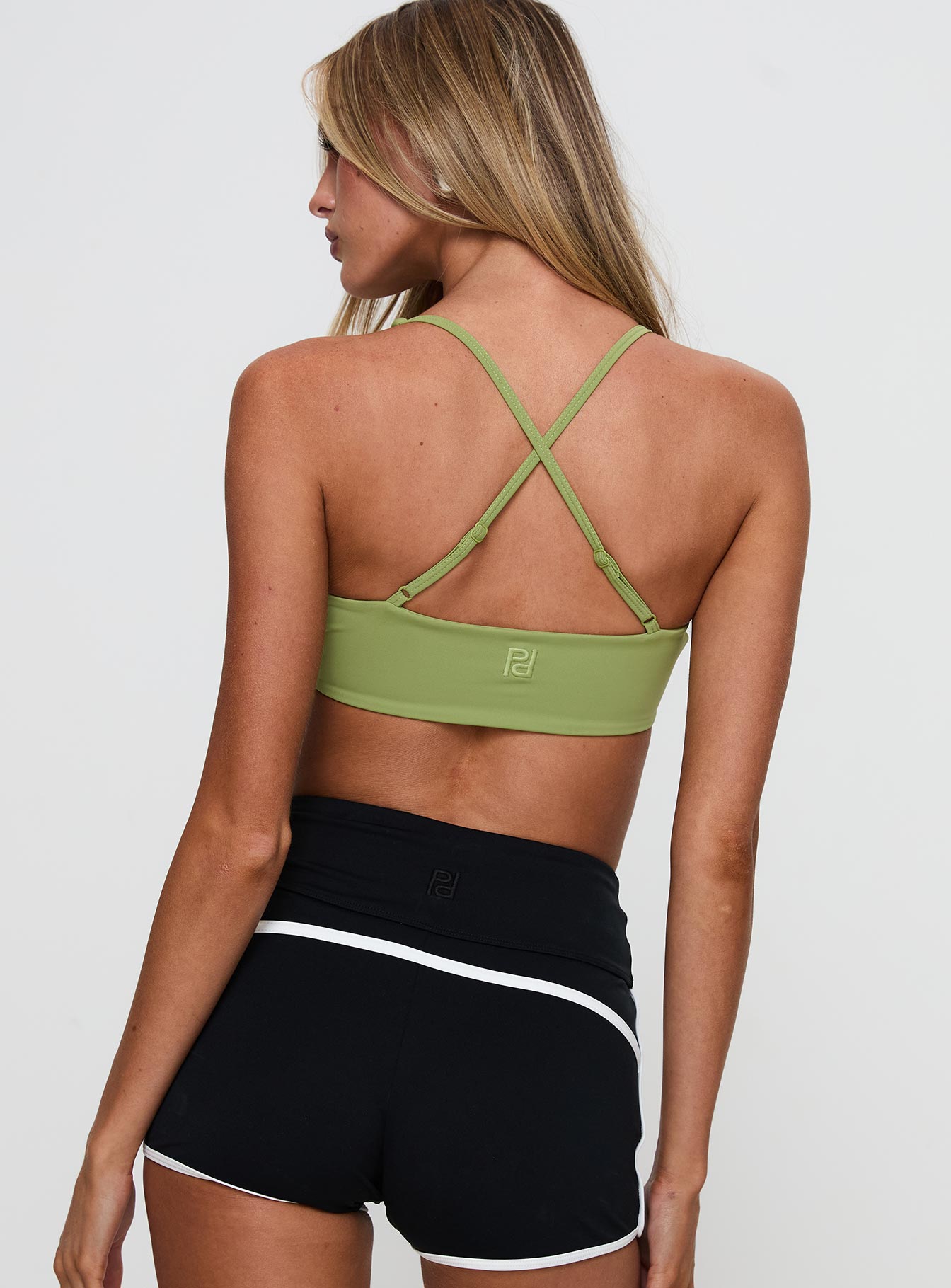 Finish Line Active Cross Back Top Green Free Shipping Low Cost