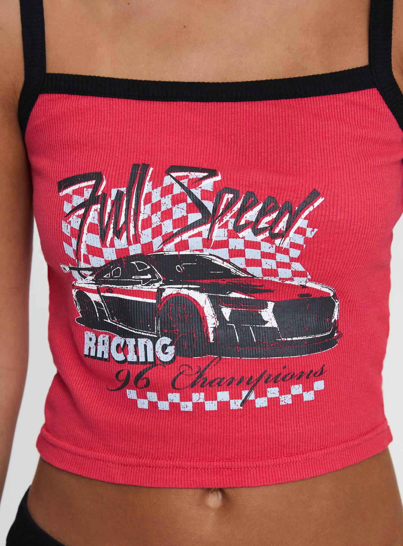 Full Speed Racing Tank Top Red Clearance Pick A Best