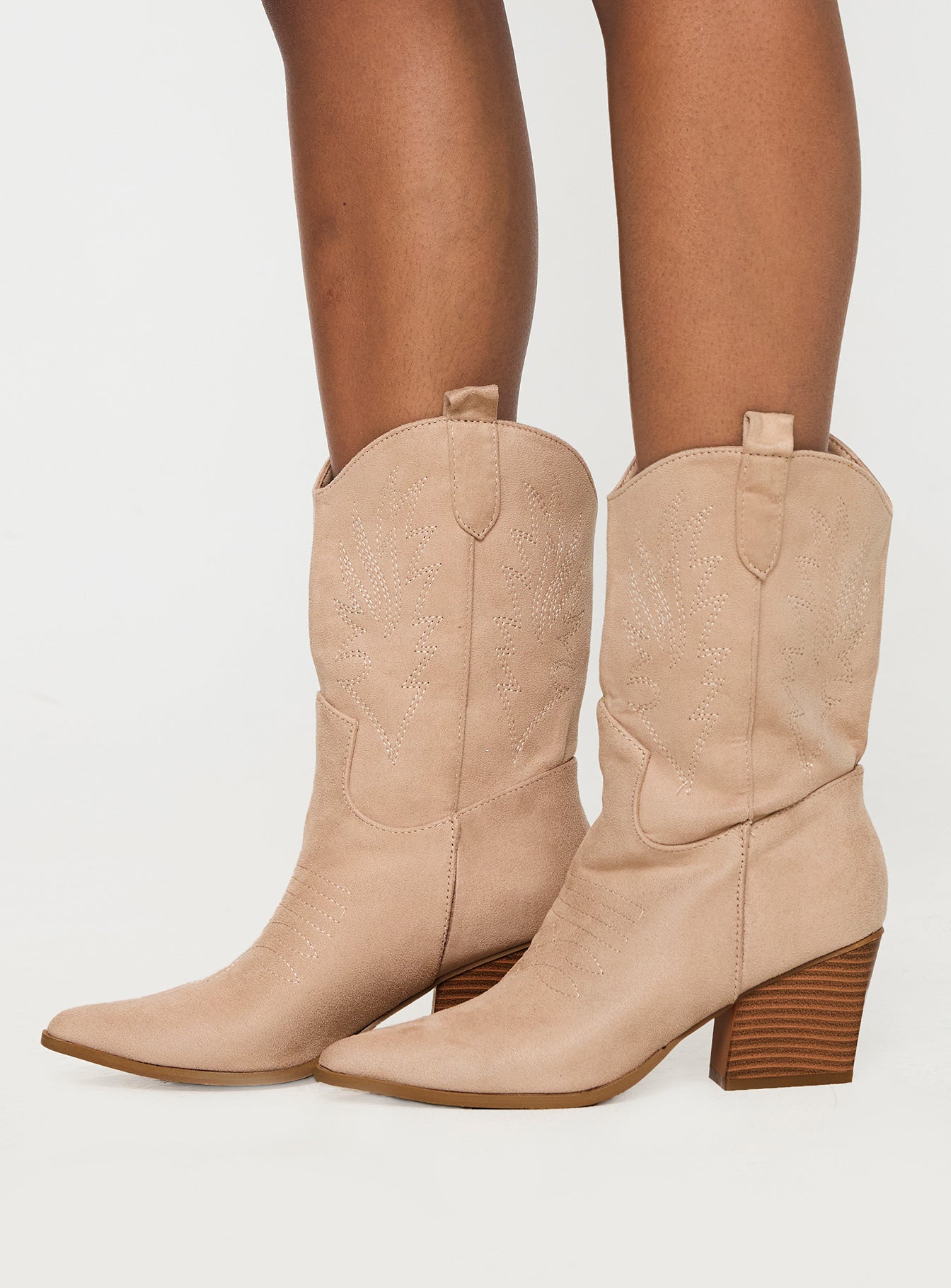 Jessie Cowboy Boots Beige Discount Best Pices